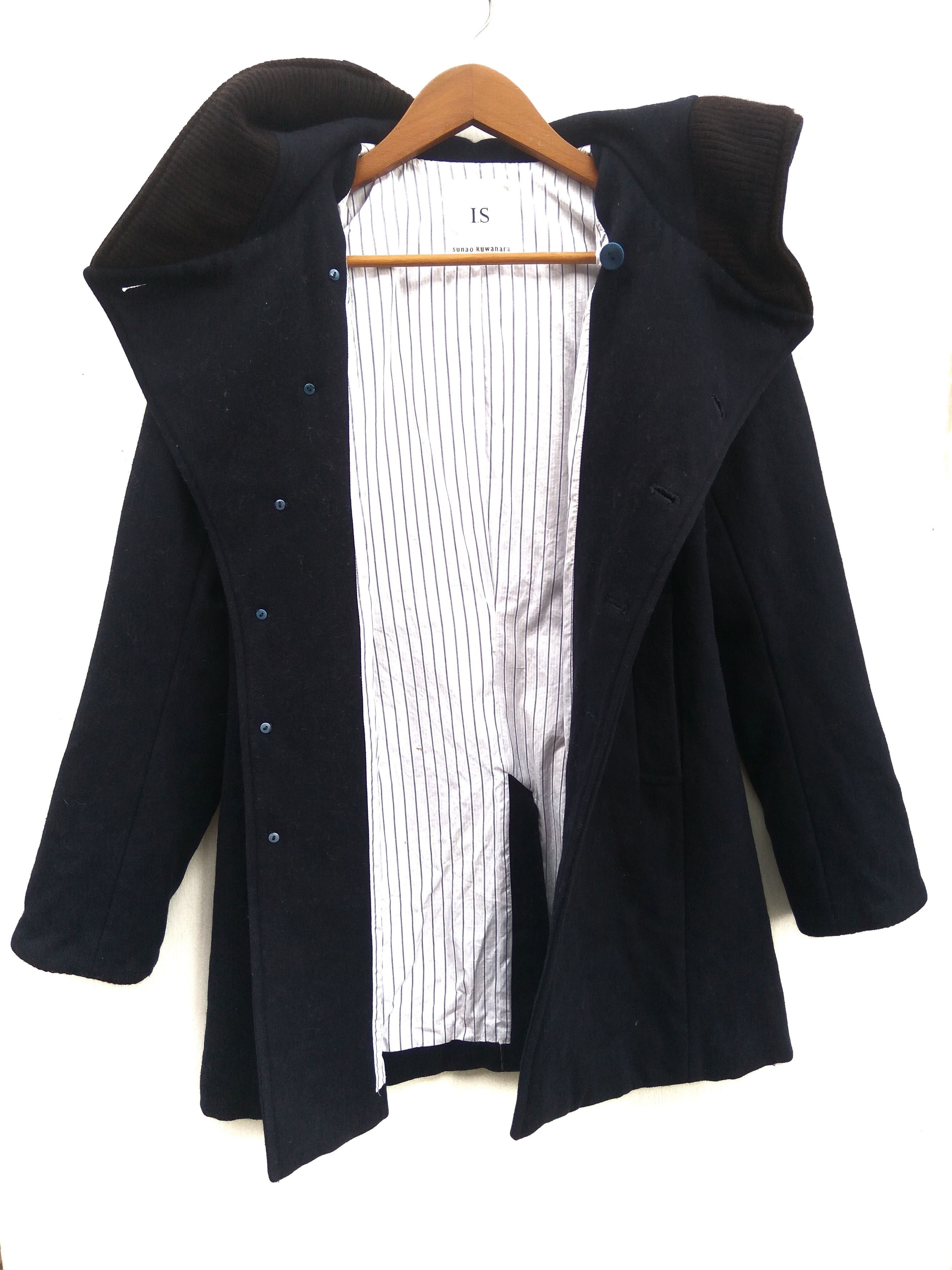 Issey Miyake IS by Sunao Kuwahara Jacket wool coat Size US S / EU 44-46 / 1 - 4 Thumbnail
