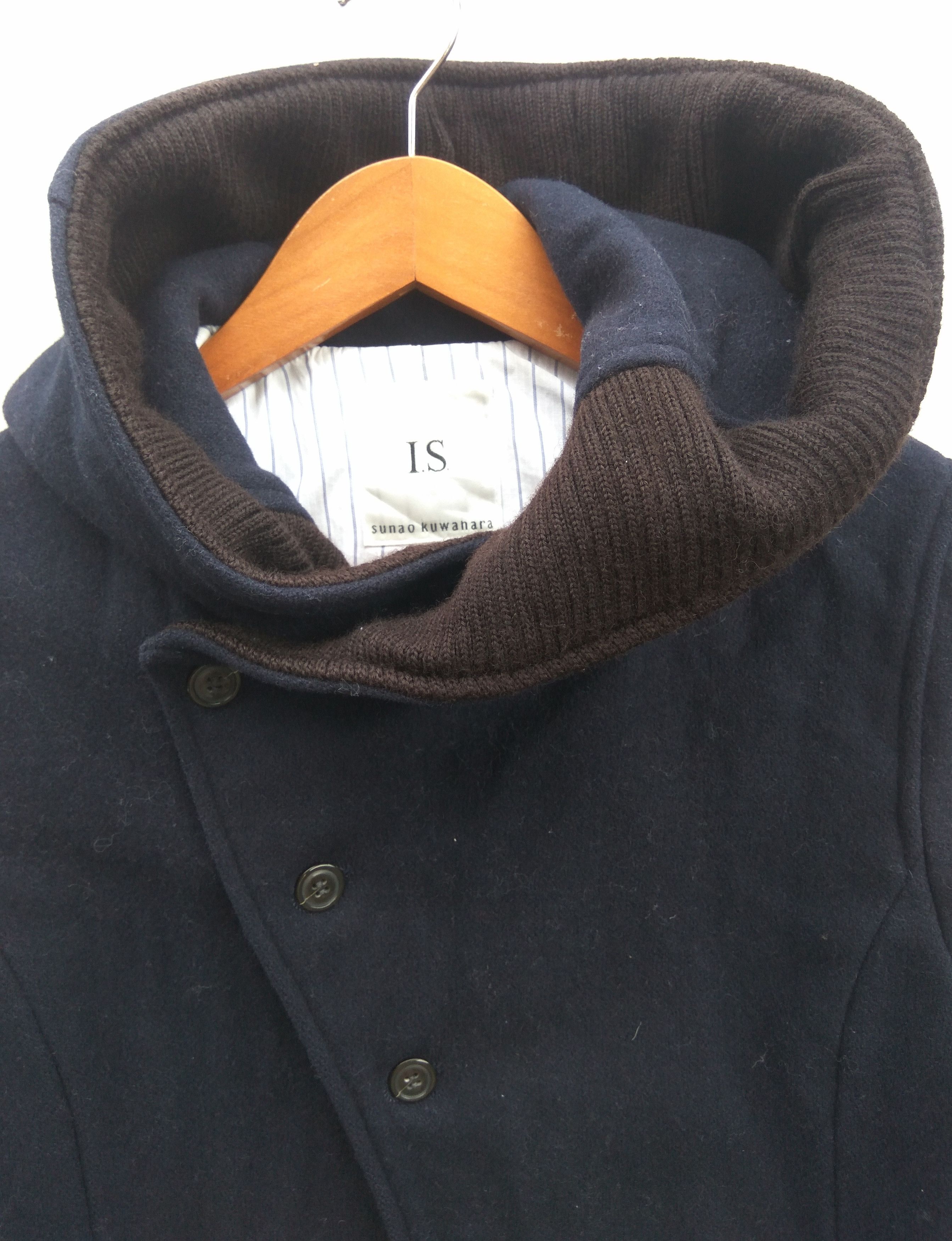 Issey Miyake IS by Sunao Kuwahara Jacket wool coat Size US S / EU 44-46 / 1 - 6 Thumbnail