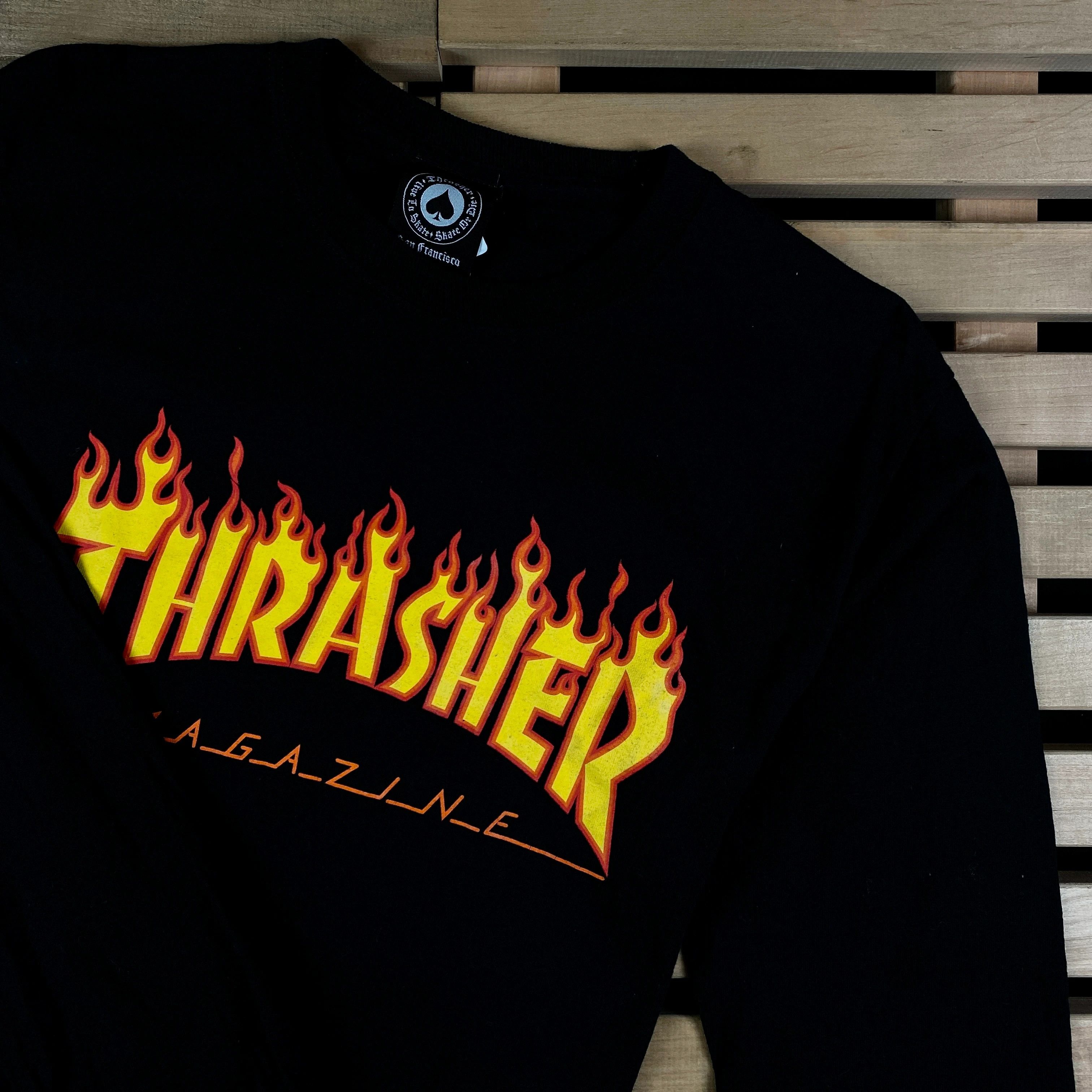 Thrasher Mens Long Sleeve Sweatshirt Thrasher Magazine Size S Size US S / EU 44-46 / 1 - 2 Thumbnail
