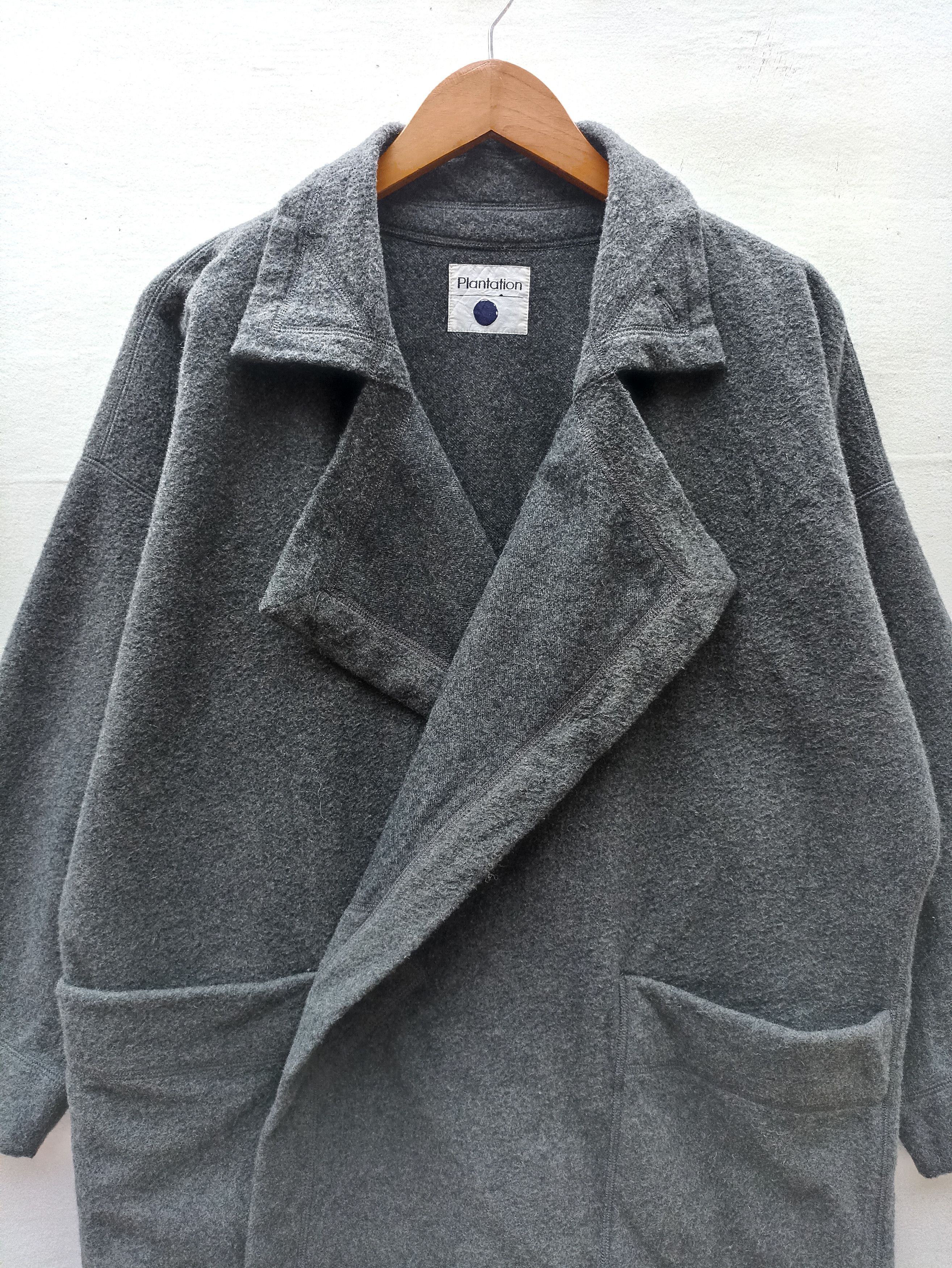 Issey Miyake Plantation jacket wool coat by Issey miyake designer Size US M / EU 48-50 / 2 - 3 Thumbnail