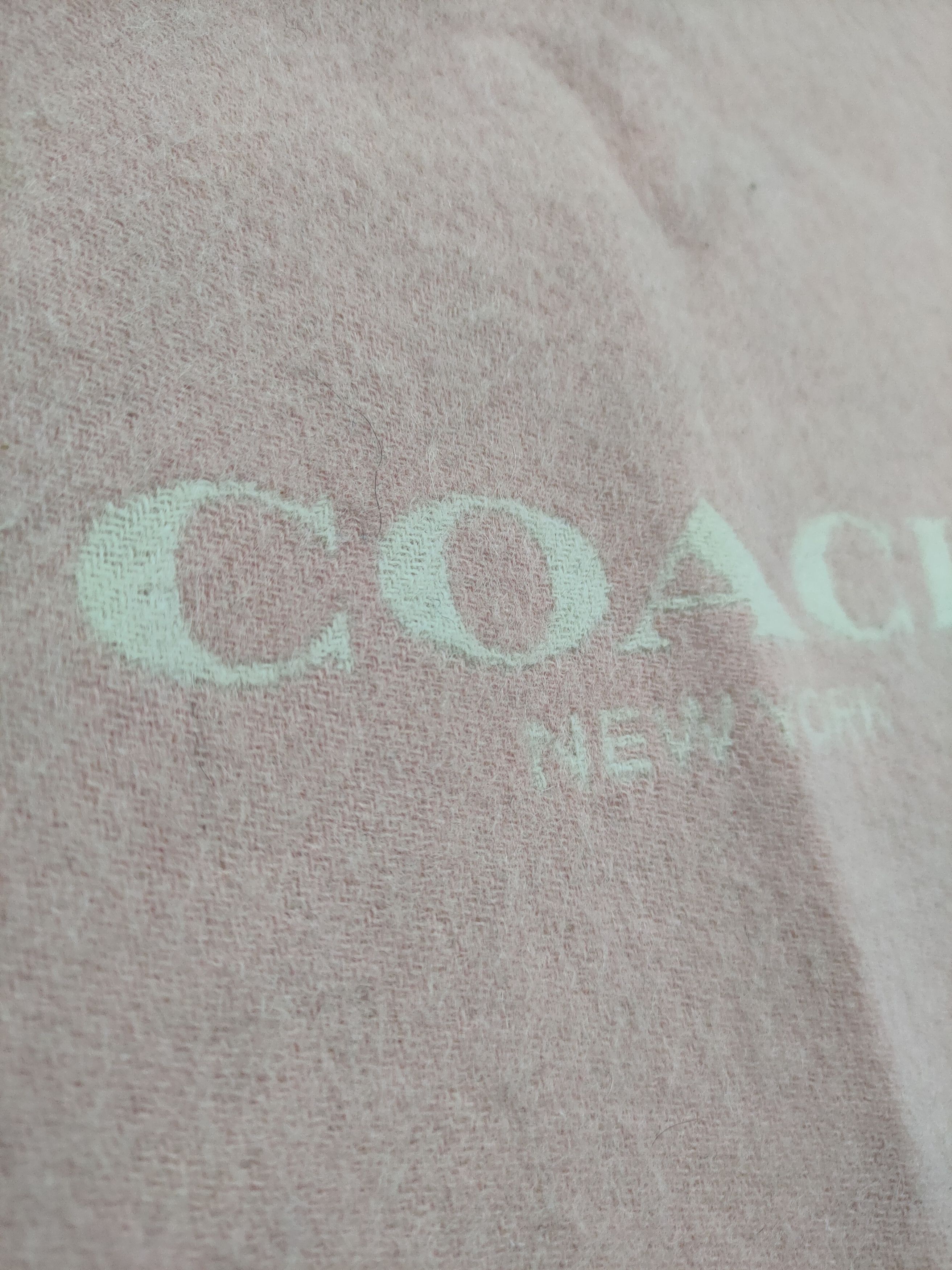 Coach coach pink muffler scarves wool #m04 Size ONE SIZE - 6 Thumbnail