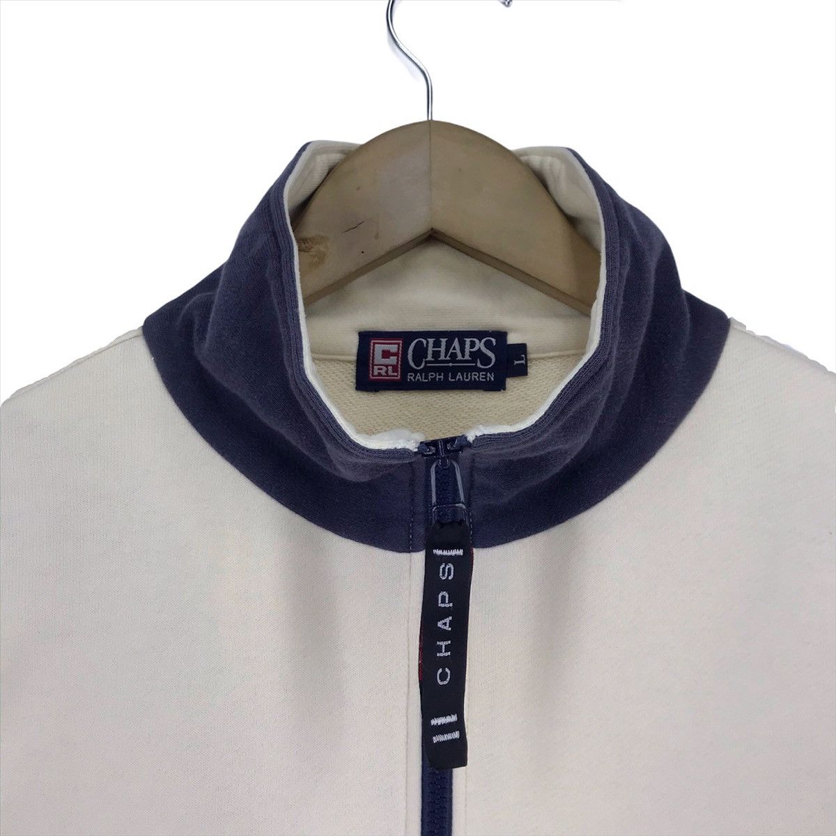 Chaps Ralph Lauren × Ralph Lauren Vintage Chaps Ralph Lauren Sweatshirt Half zip Size US L / EU 52-54 / 3 - 5 Thumbnail