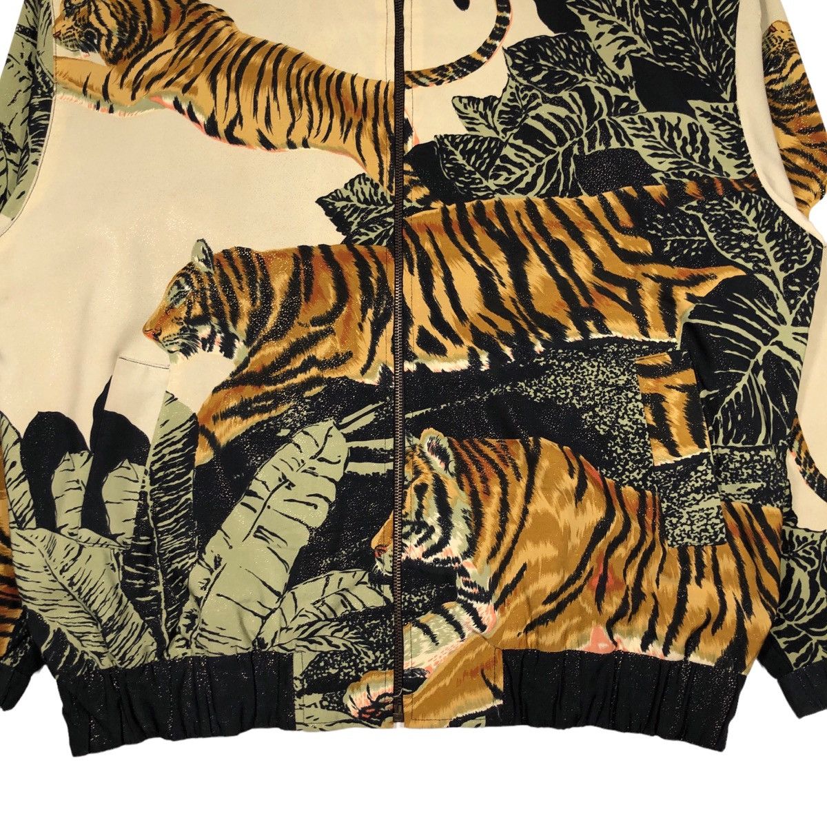 Vintage Vintage Pop Art Tiger Baroque All Overprint Jacket Size US L / EU 52-54 / 3 - 3 Thumbnail