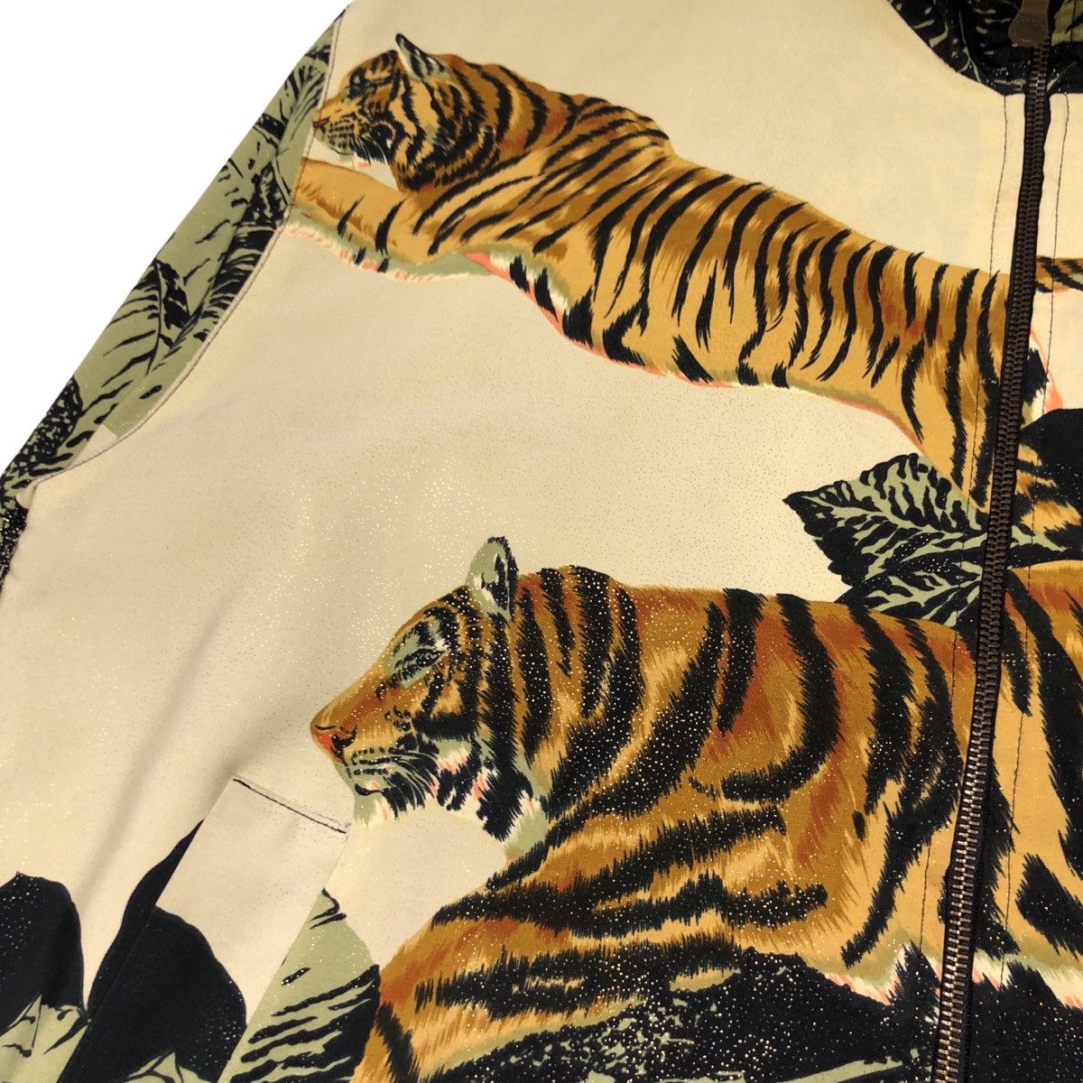Vintage Vintage Pop Art Tiger Baroque All Overprint Jacket Size US L / EU 52-54 / 3 - 5 Thumbnail
