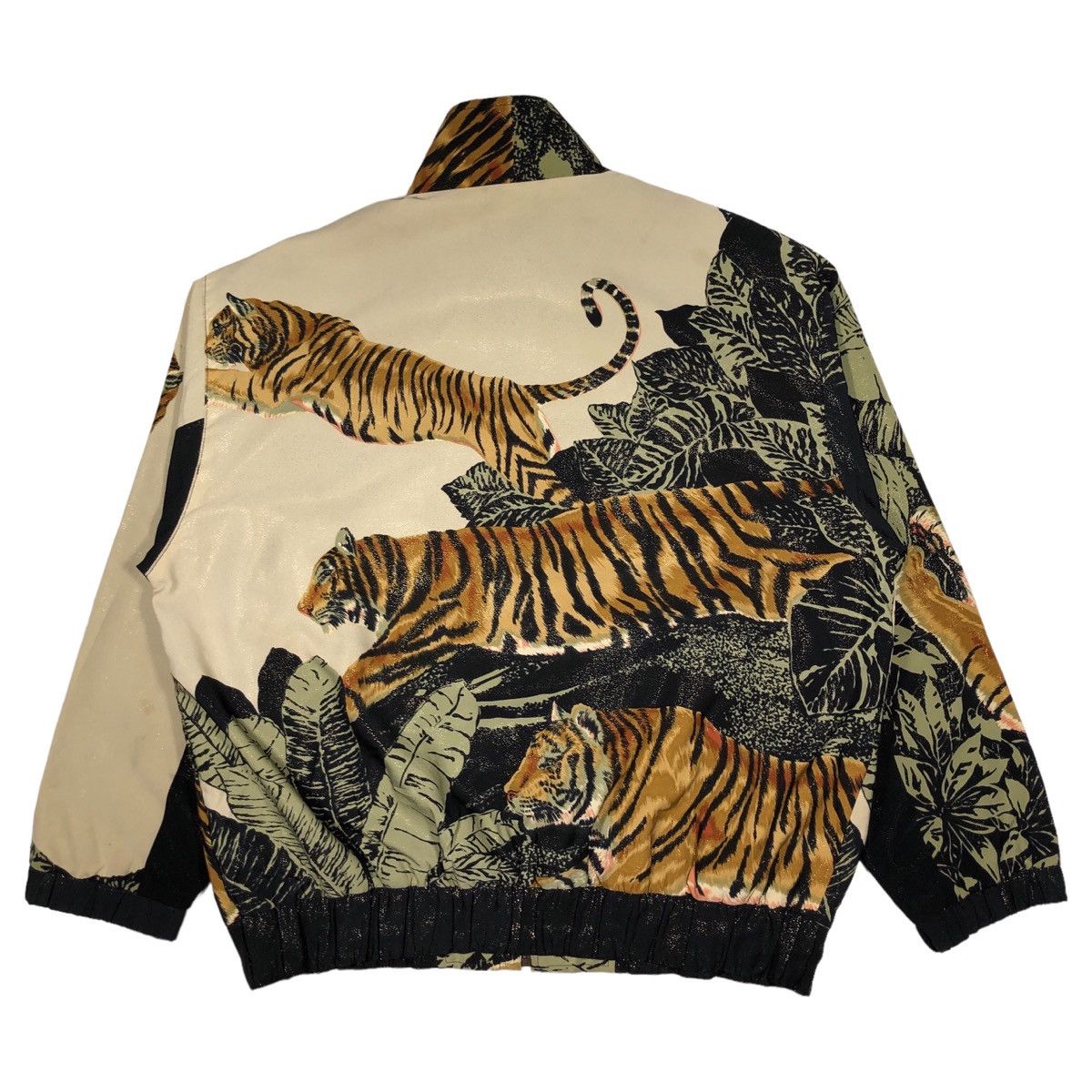 Vintage Vintage Pop Art Tiger Baroque All Overprint Jacket Size US L / EU 52-54 / 3 - 7 Thumbnail