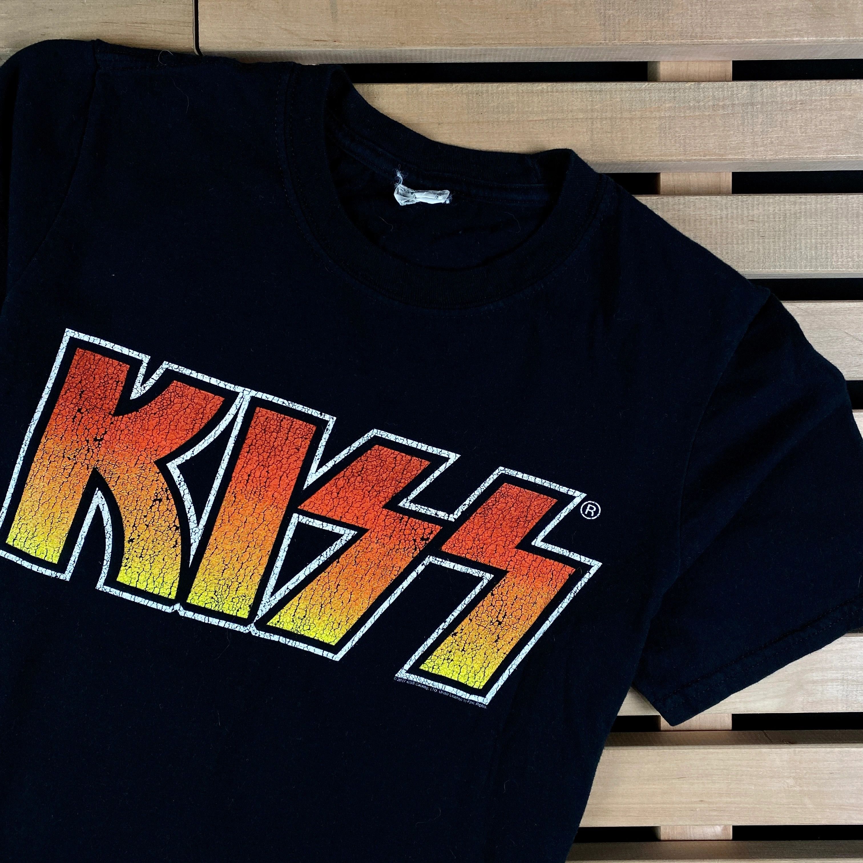 Band Tees × Vintage Mens Vintage T Shirt Kiss Size S Size US S / EU 44-46 / 1 - 2 Thumbnail