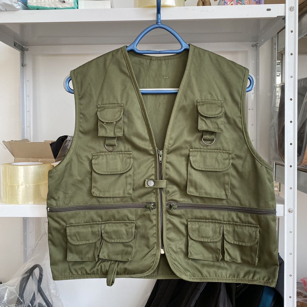 Japanese Brand × Vintage Vintage Many Pockets Vest Size US S / EU 44-46 / 1 - 1 Thumbnail