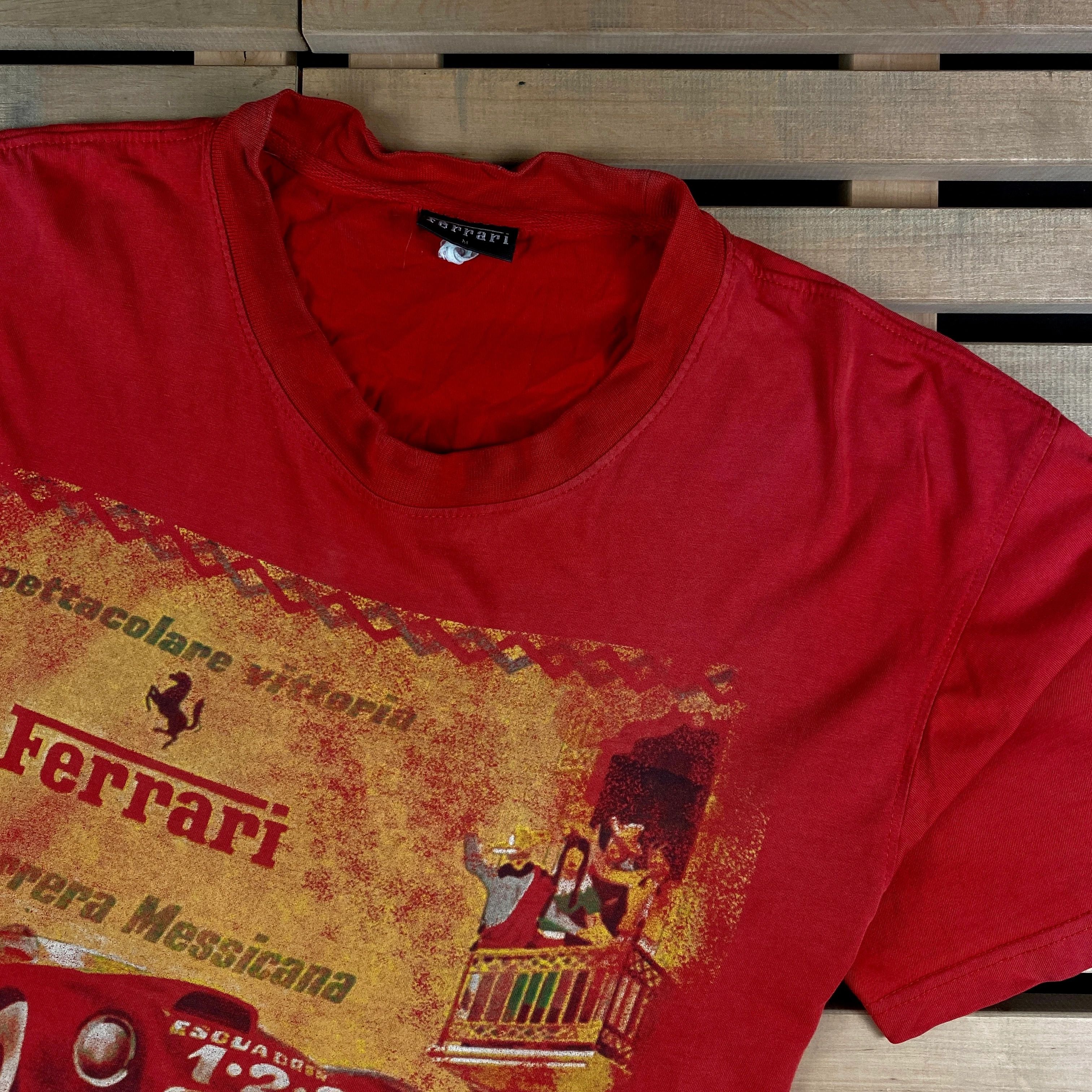 Ferrari Mens Vintage T Shirt Ferrari Carera Size M Size US M / EU 48-50 / 2 - 2 Thumbnail
