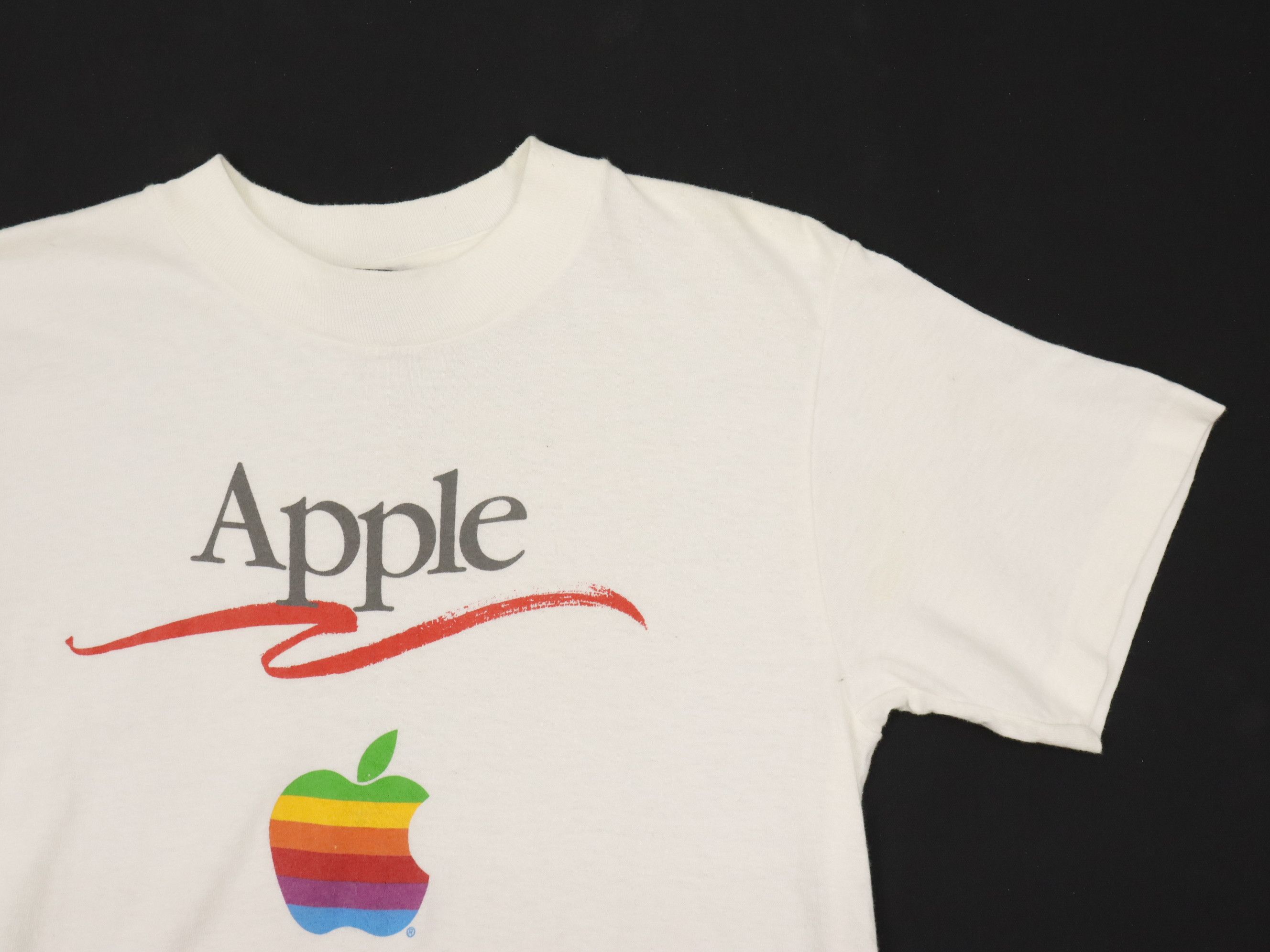 Anvil Vintage 70's 80's Apple Shirt Size US S / EU 44-46 / 1 - 8 Thumbnail