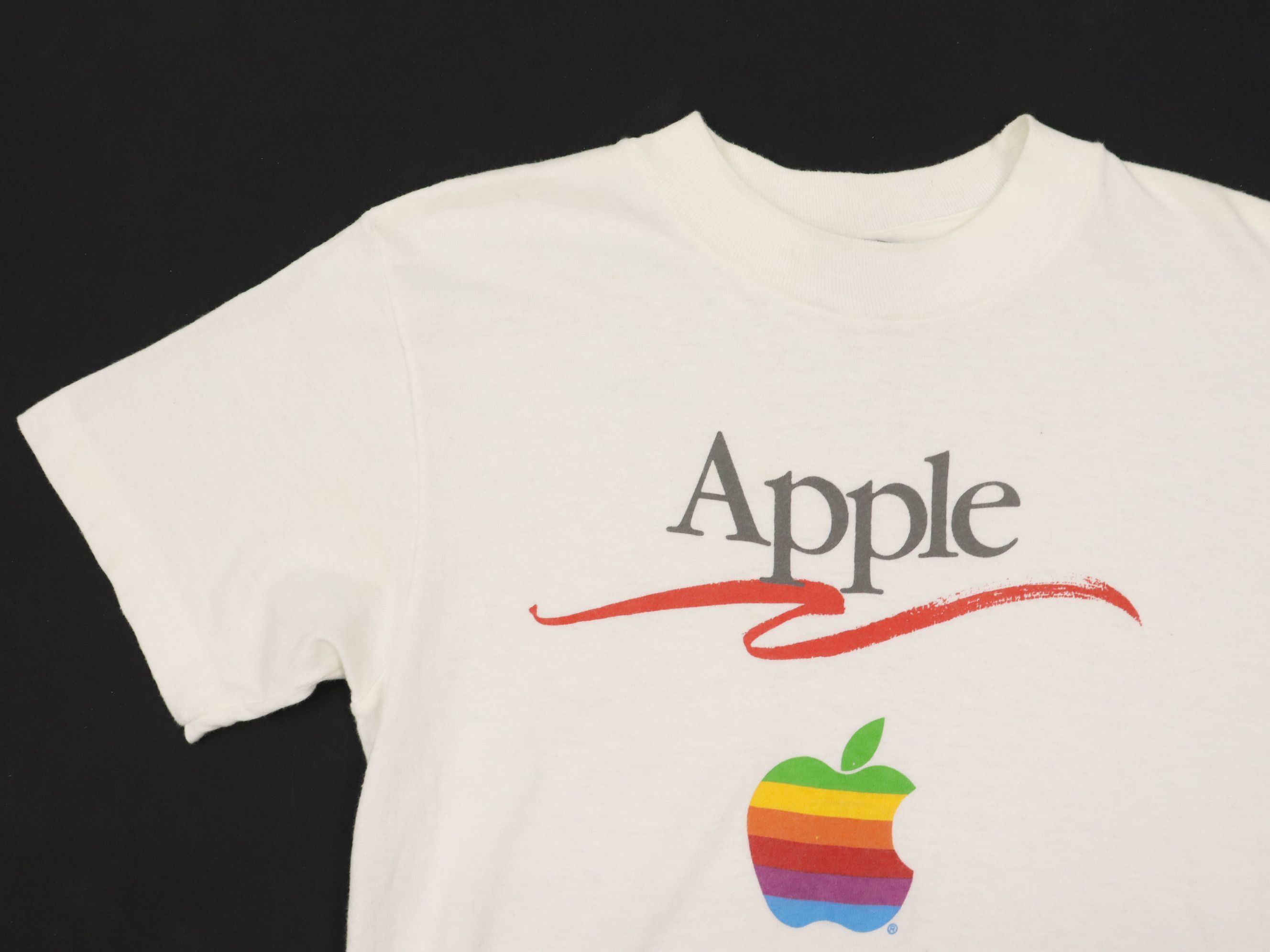 Anvil Vintage 70's 80's Apple Shirt Size US S / EU 44-46 / 1 - 7 Thumbnail