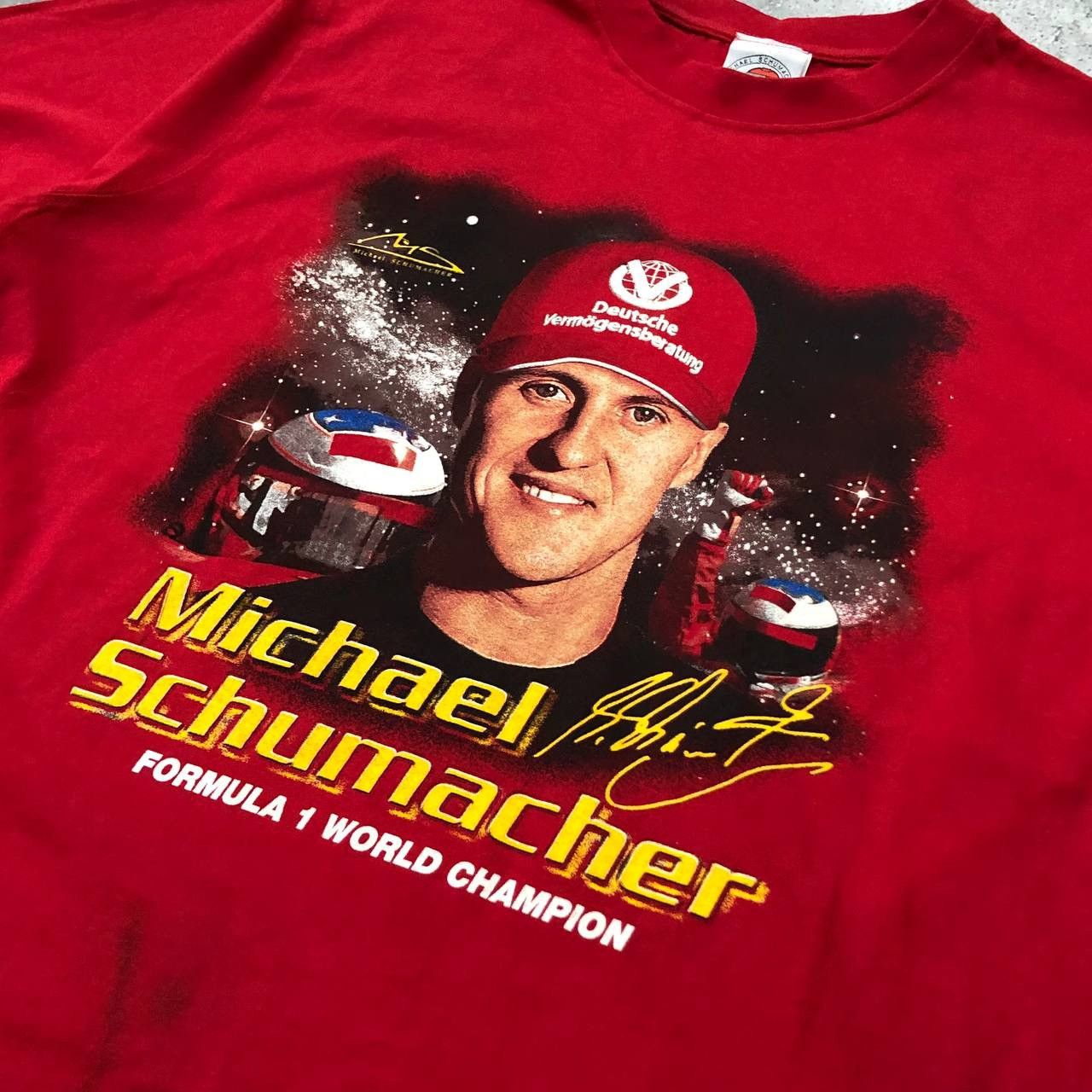 Formula 1 × Vintage Vintage Michael Schumacher F1 World Champion T Shirt Size XL Size US XL / EU 56 / 4 - 7 Thumbnail