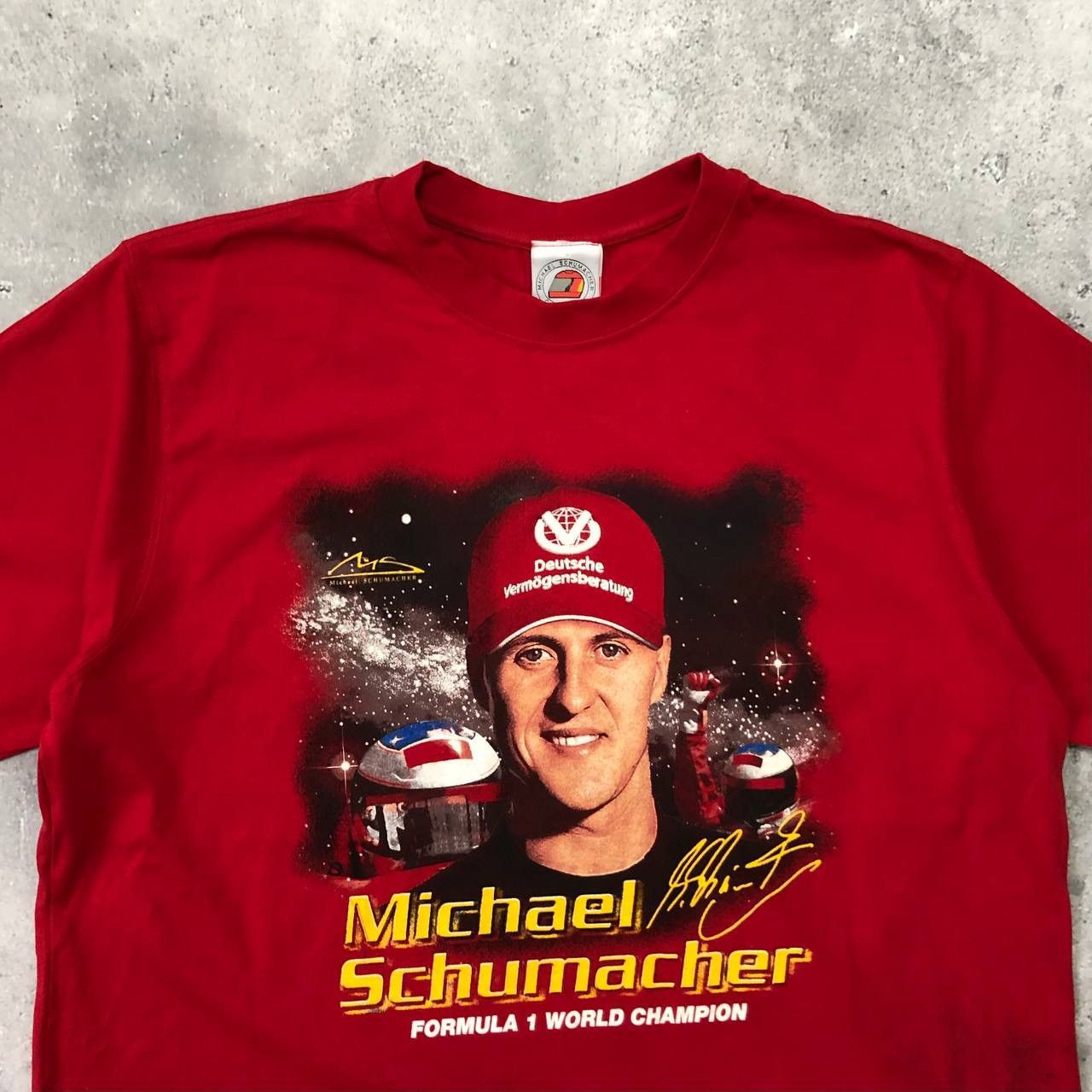 Formula 1 × Vintage Vintage Michael Schumacher F1 World Champion T Shirt Size XL Size US XL / EU 56 / 4 - 2 Thumbnail