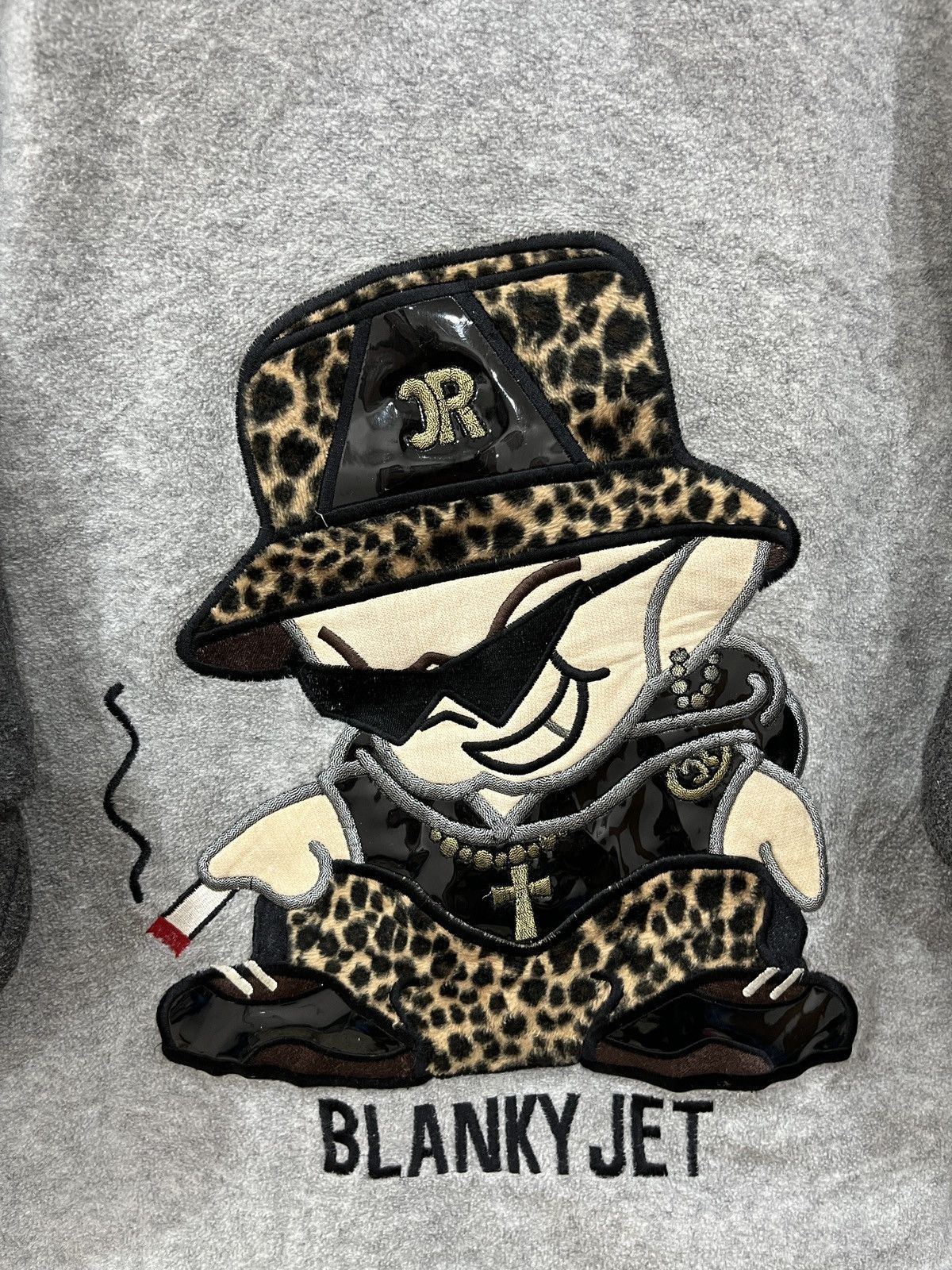 Japanese Brand (Zz). BLANKY JET CRUTCH HOODIE RAPPERS SWEATER Size US L / EU 52-54 / 3 - 4 Thumbnail