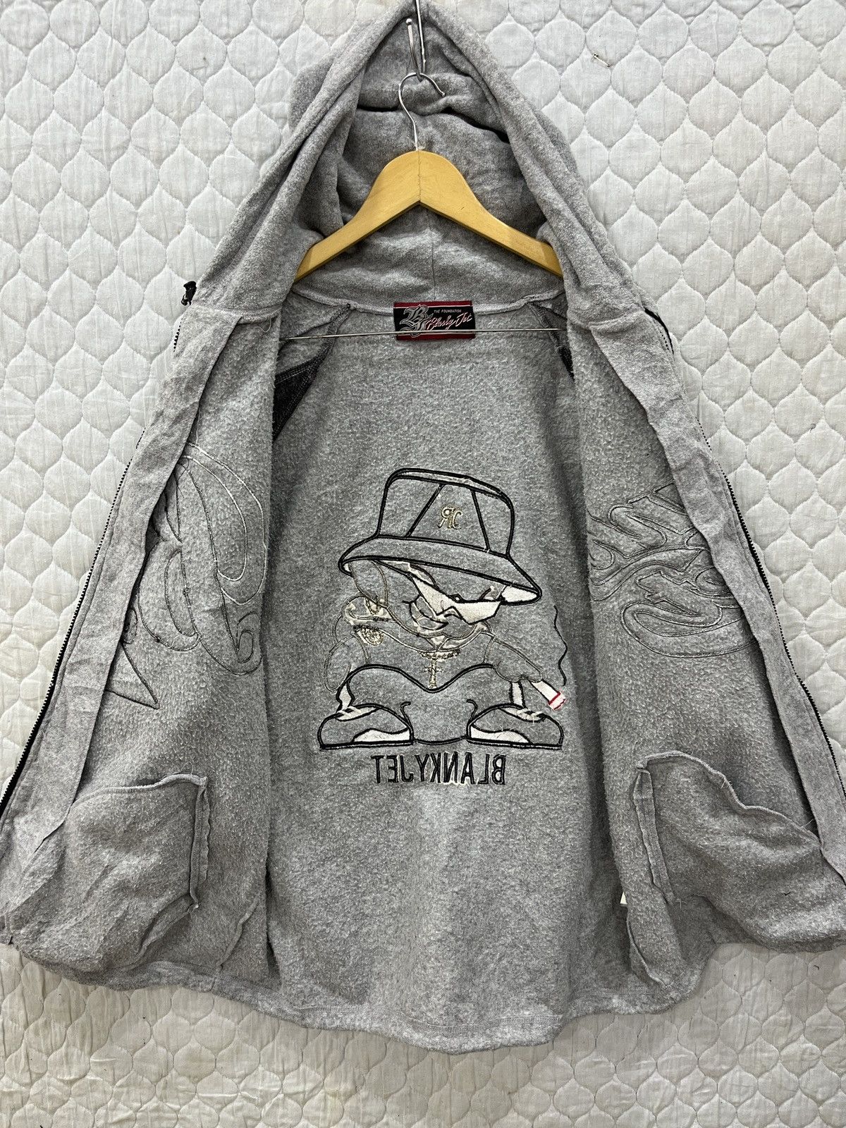 Japanese Brand (Zz). BLANKY JET CRUTCH HOODIE RAPPERS SWEATER Size US L / EU 52-54 / 3 - 8 Thumbnail