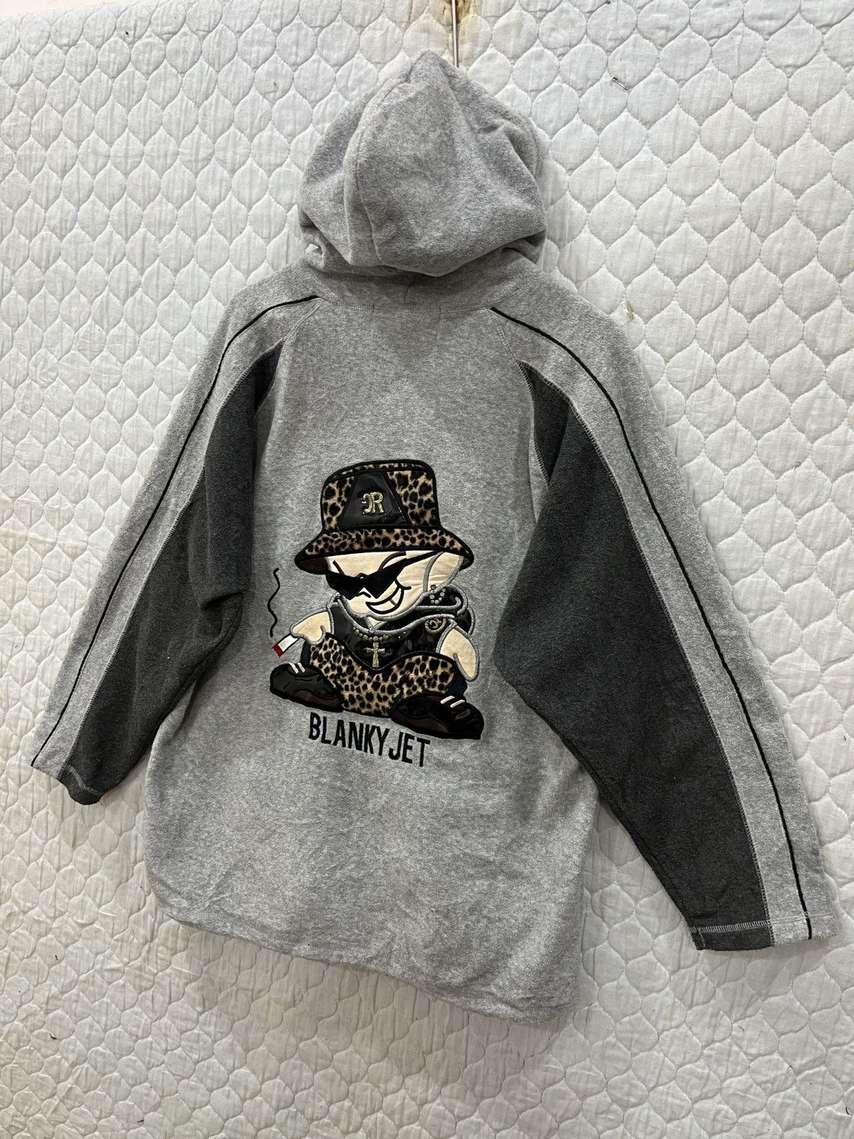 Japanese Brand (Zz). BLANKY JET CRUTCH HOODIE RAPPERS SWEATER Size US L / EU 52-54 / 3 - 2 Thumbnail