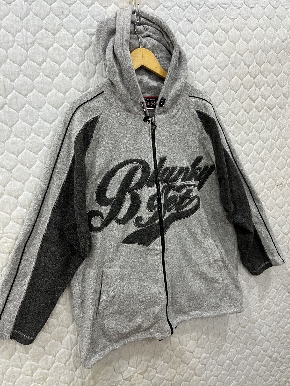 Japanese Brand (Zz). BLANKY JET CRUTCH HOODIE RAPPERS SWEATER Size US L / EU 52-54 / 3 - 7 Thumbnail