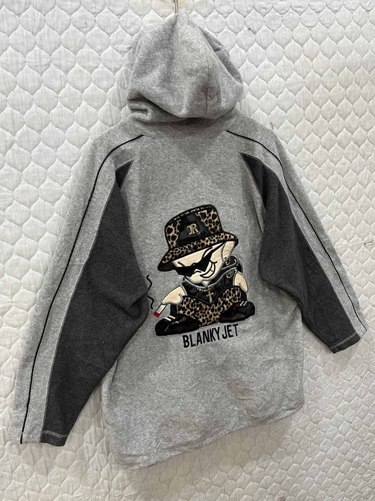 Japanese Brand (Zz). BLANKY JET CRUTCH HOODIE RAPPERS SWEATER Size US L / EU 52-54 / 3 - 3 Thumbnail