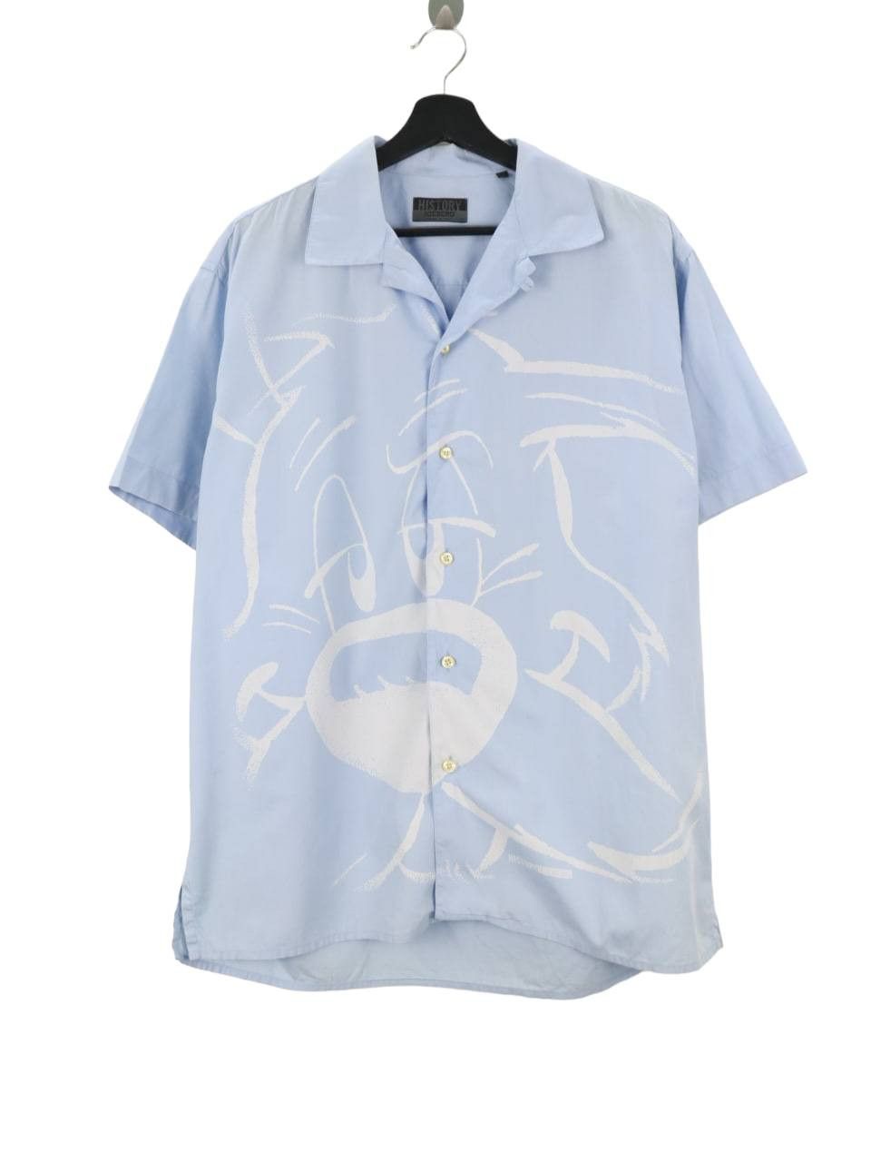 Iceberg Vtg. 90's 1999 Iceberg History Dog Goofy Pluto Idefix Shirt Size US L / EU 52-54 / 3 - 3 Thumbnail