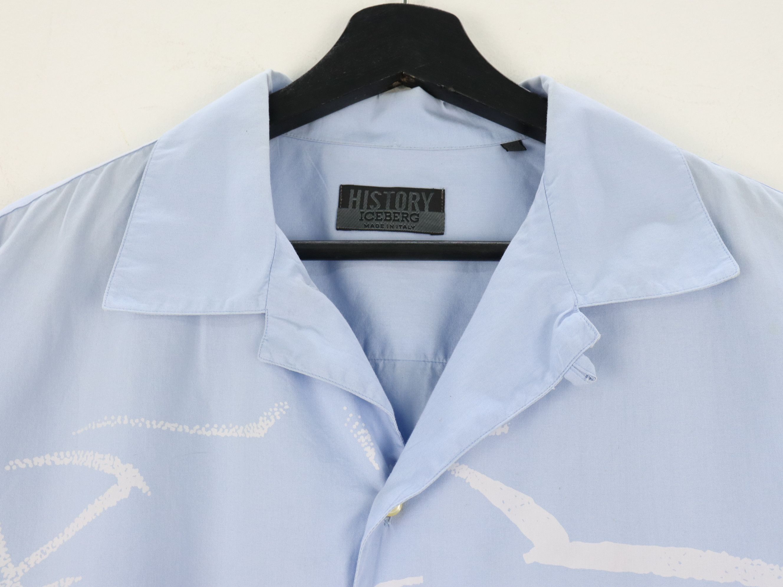 Iceberg Vtg. 90's 1999 Iceberg History Dog Goofy Pluto Idefix Shirt Size US L / EU 52-54 / 3 - 4 Thumbnail