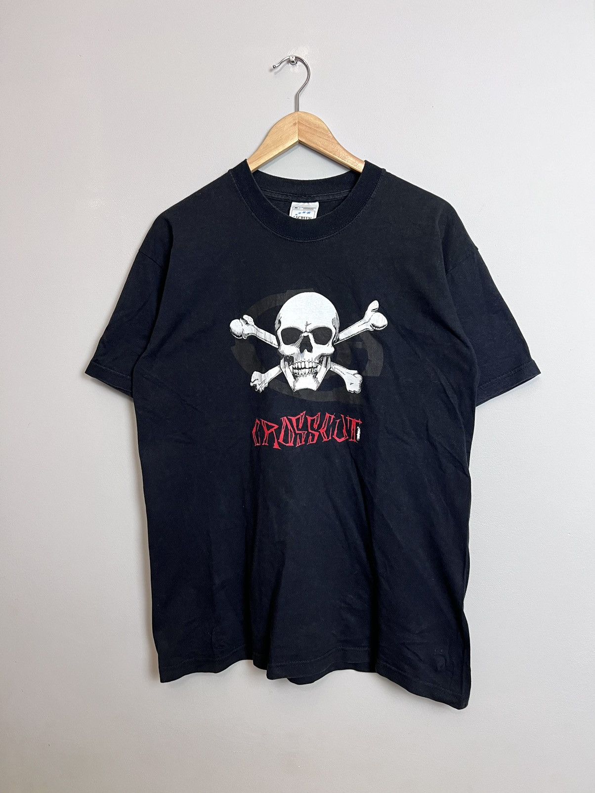 Band Tees Rare Vintage 90s Crosscut Skeleton Band Movie Tshirt Size US M / EU 48-50 / 2 - 1 Thumbnail