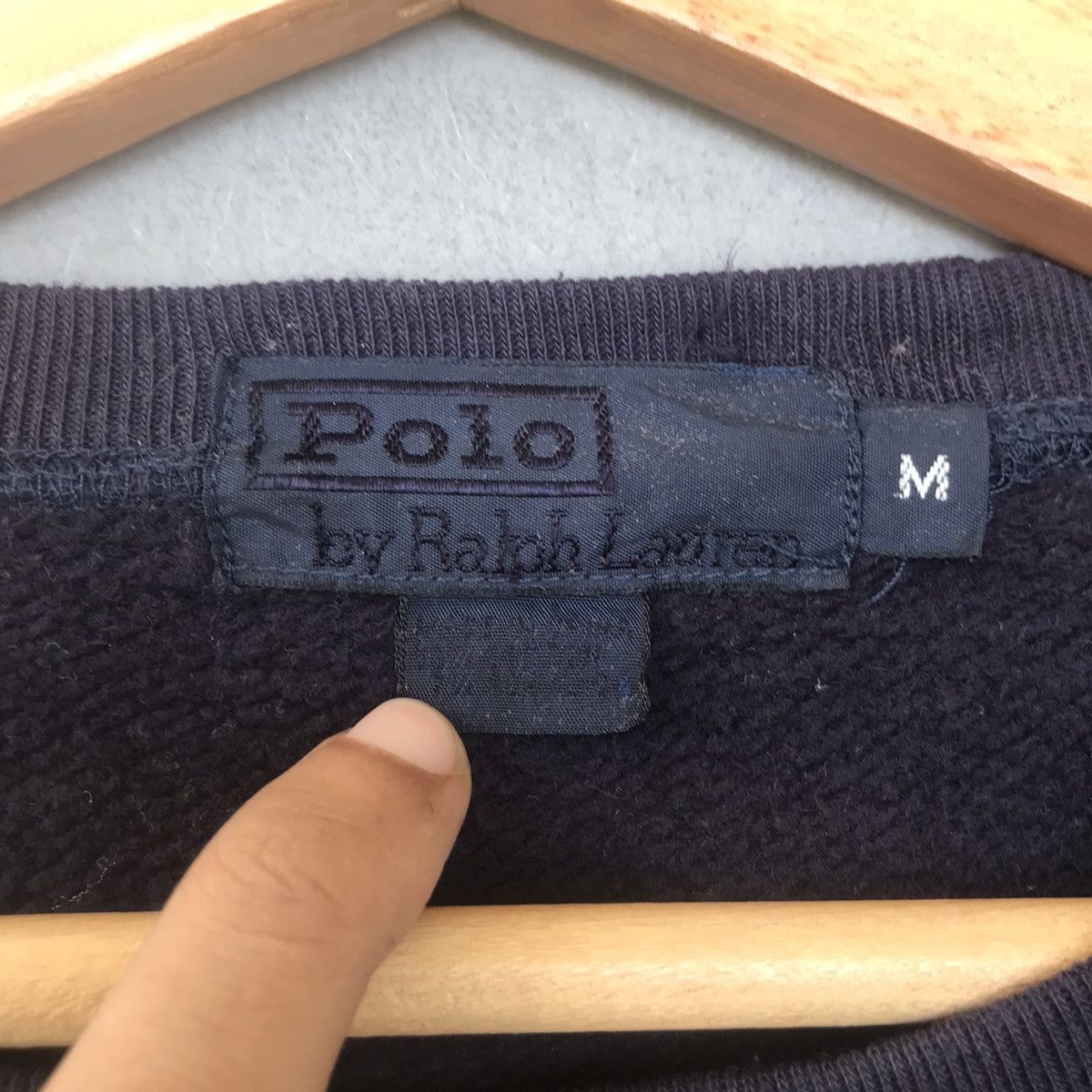 Polo Ralph Lauren × Vintage Vintage Polo Bear Ralph Lauren Big Logo Sweatshirt Size US M / EU 48-50 / 2 - 4 Thumbnail