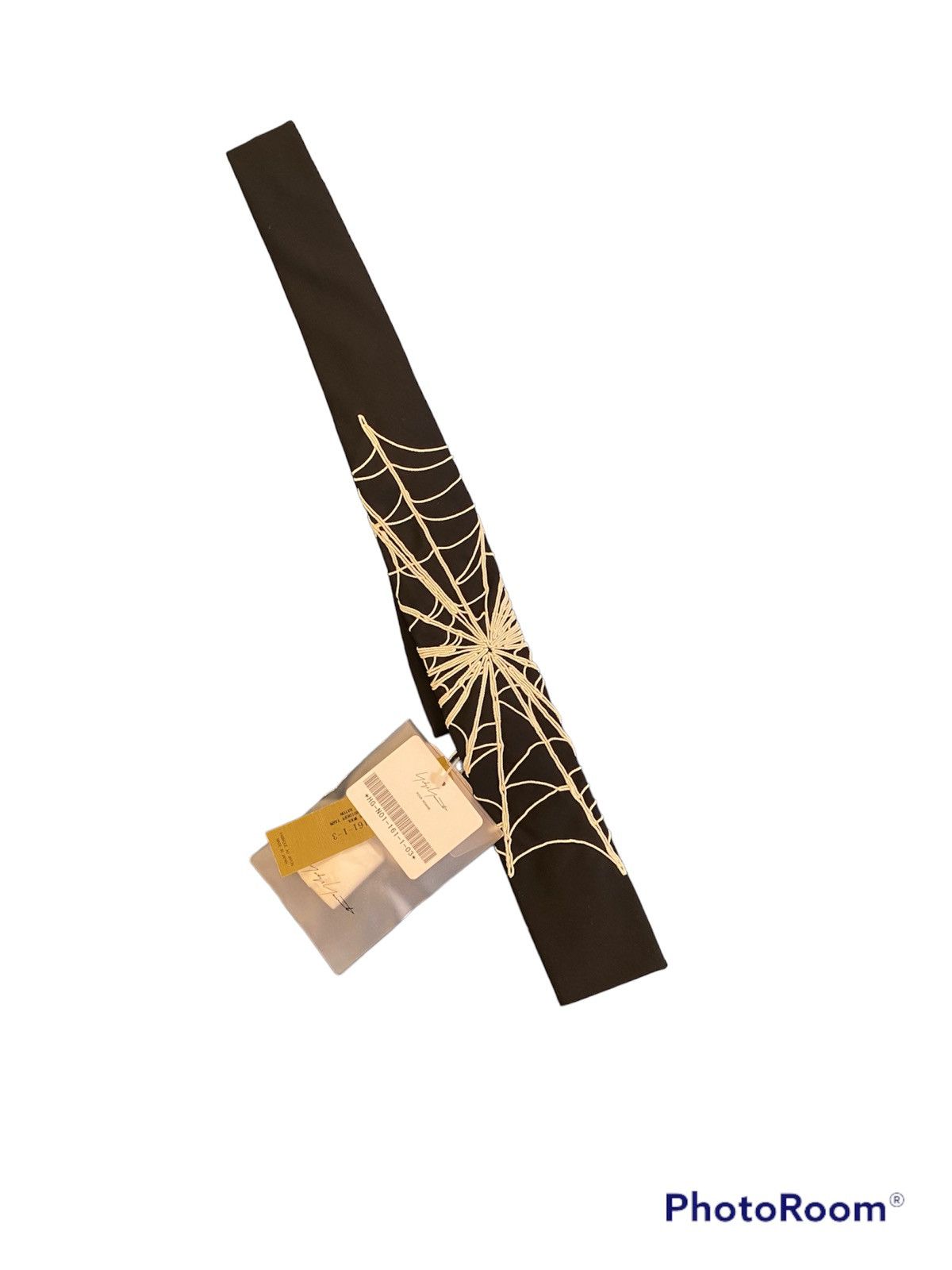 ぴやまさま Yohji Yamamoto Yohji yamamoto “spider web” knitted tie | Grailed