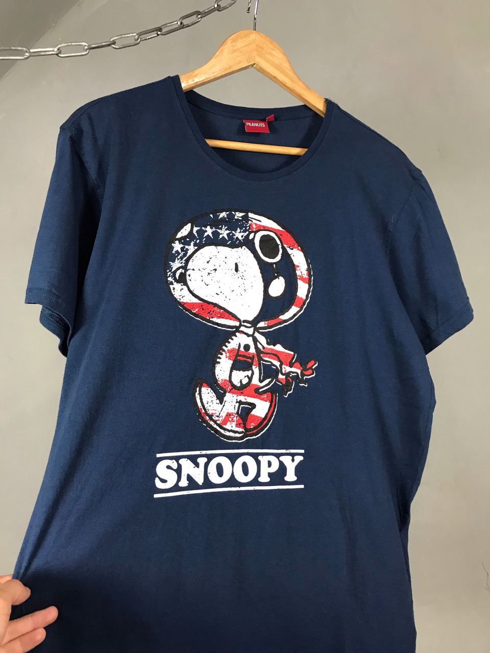 Peanuts Peanuts snoopy streetwear blue tee Size US L / EU 52-54 / 3 - 2 Thumbnail
