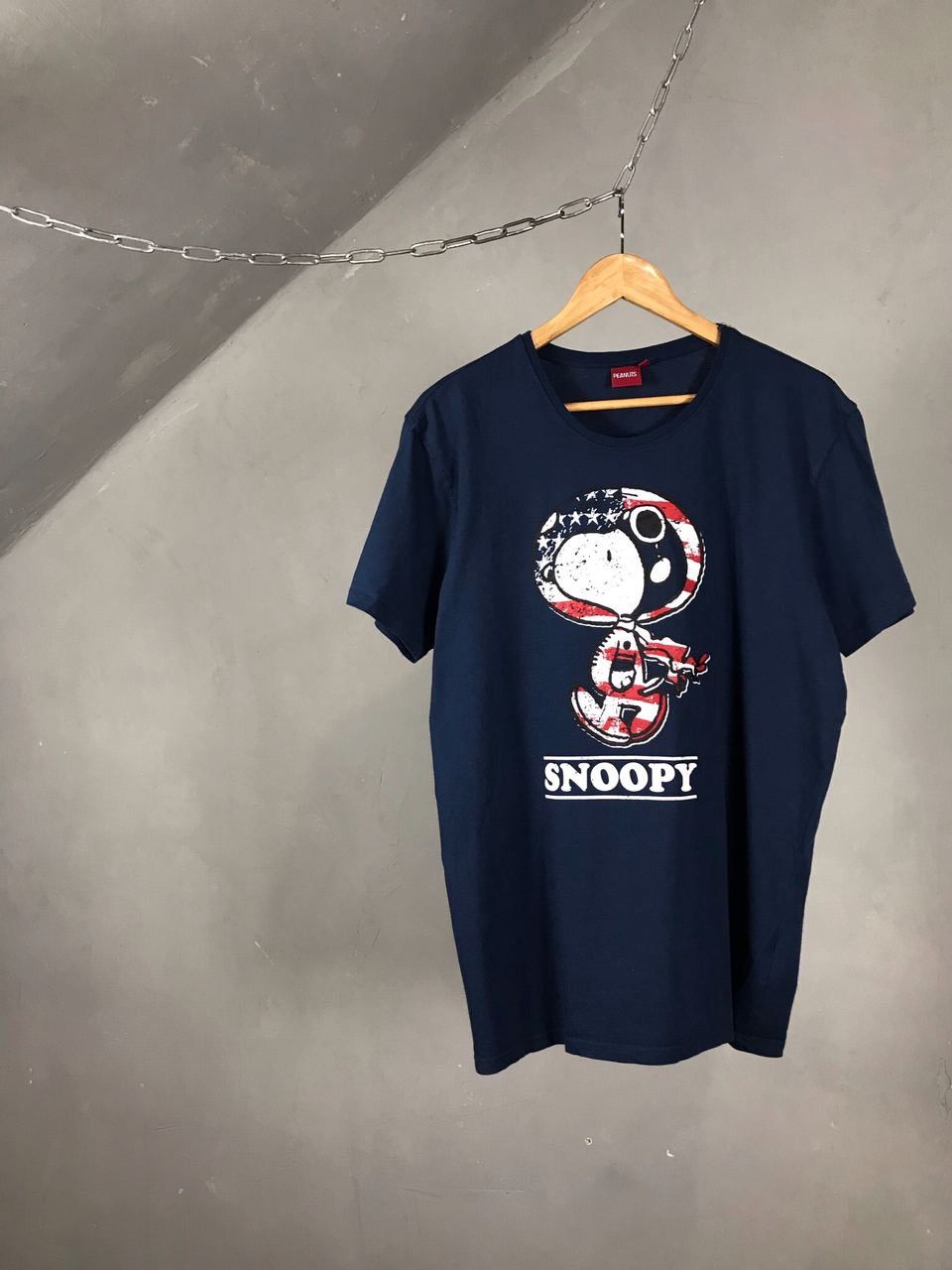 Peanuts Peanuts snoopy streetwear blue tee Size US L / EU 52-54 / 3 - 1 Thumbnail