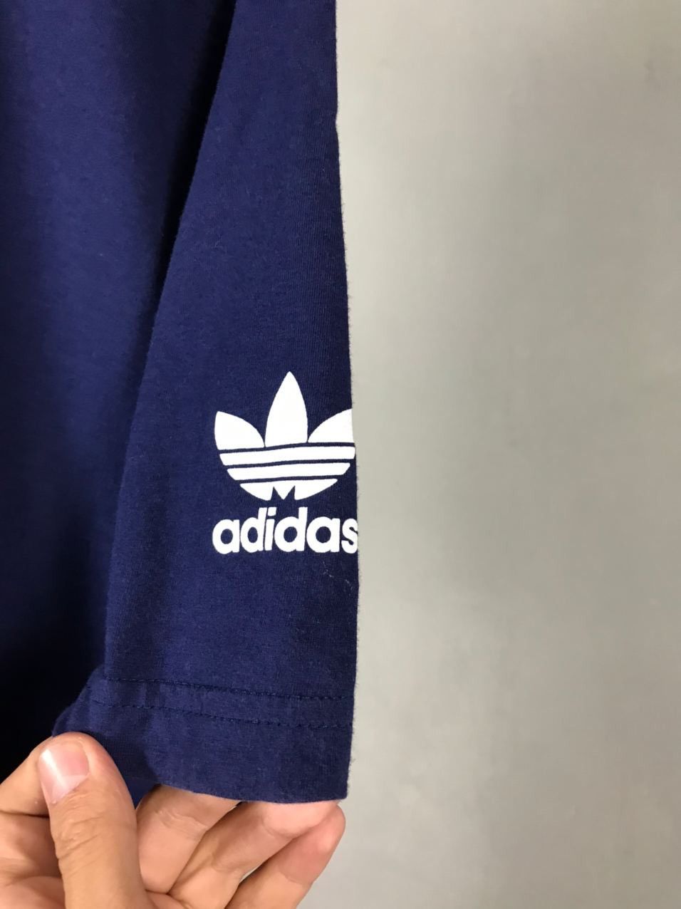Vintage Adidas vintage navy blue tee Size US XXL / EU 58 / 5 - 5 Thumbnail