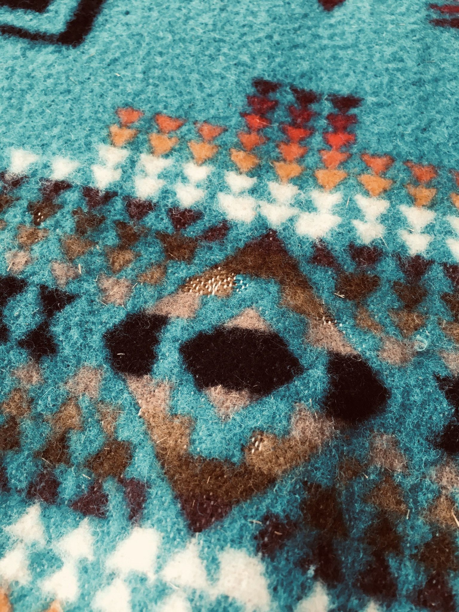 Pendleton Beaver State PENDLETON Wool Blanket 33”x43” Navajo Motif Size ONE SIZE - 8 Thumbnail