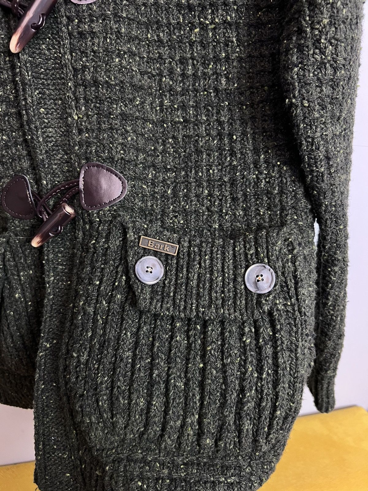 Bark Vintage Bark Italian Designer Duffle Knit Wool Jacket Large Size US S / EU 44-46 / 1 - 4 Thumbnail
