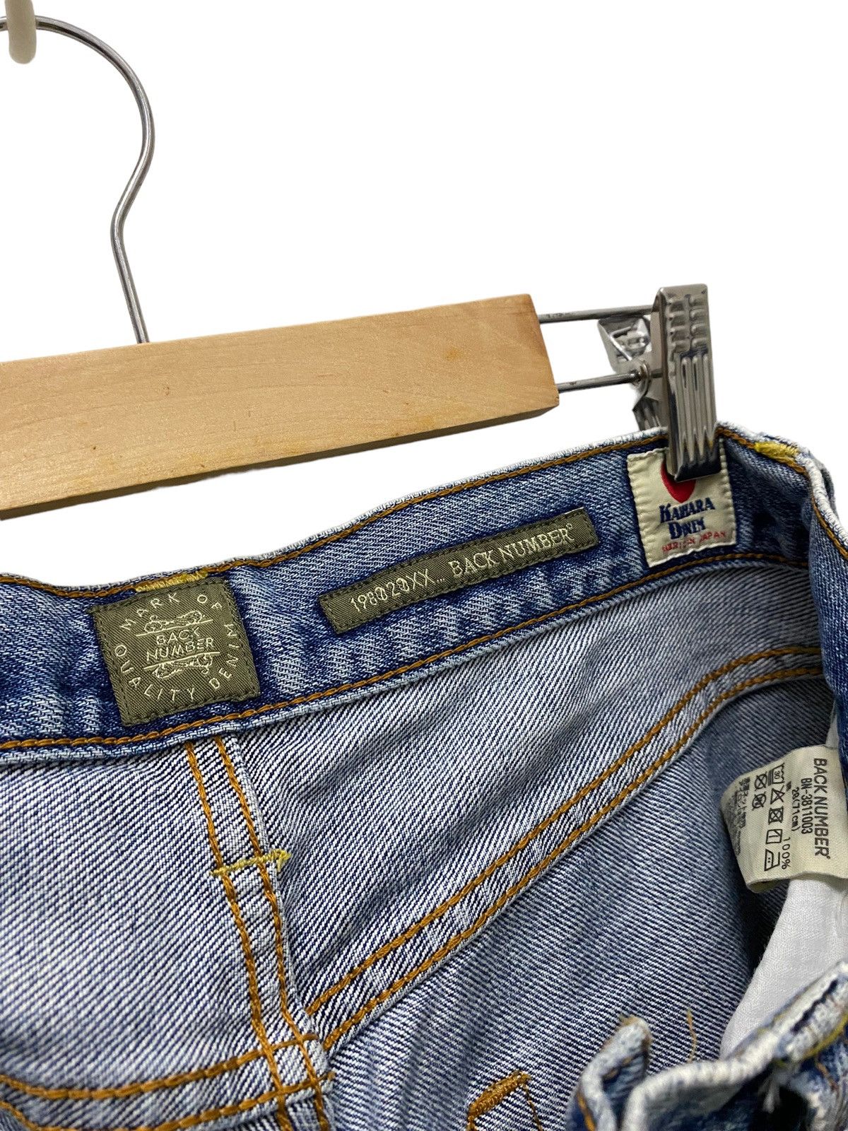 Japanese Brand Back Number Women Jean Size 28" / US 6 / IT 42 - 4 Thumbnail