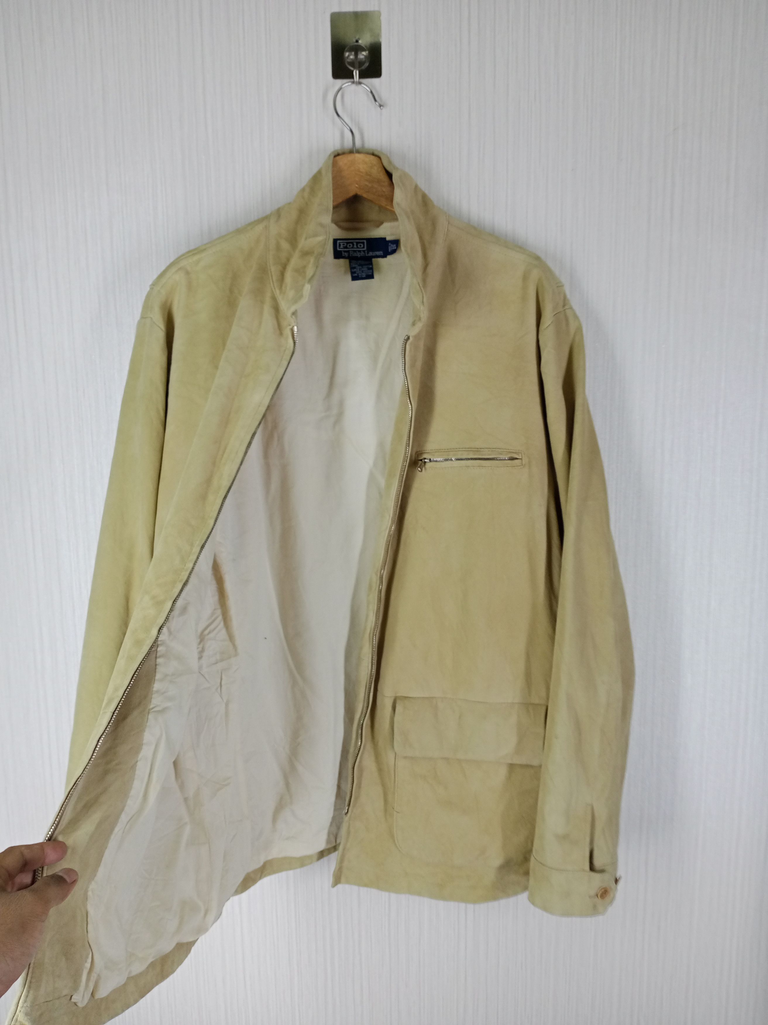 Polo Ralph Lauren Rare Vintage Polo Ralph Lauren Suede Jacket Size US XL / EU 56 / 4 - 4 Thumbnail