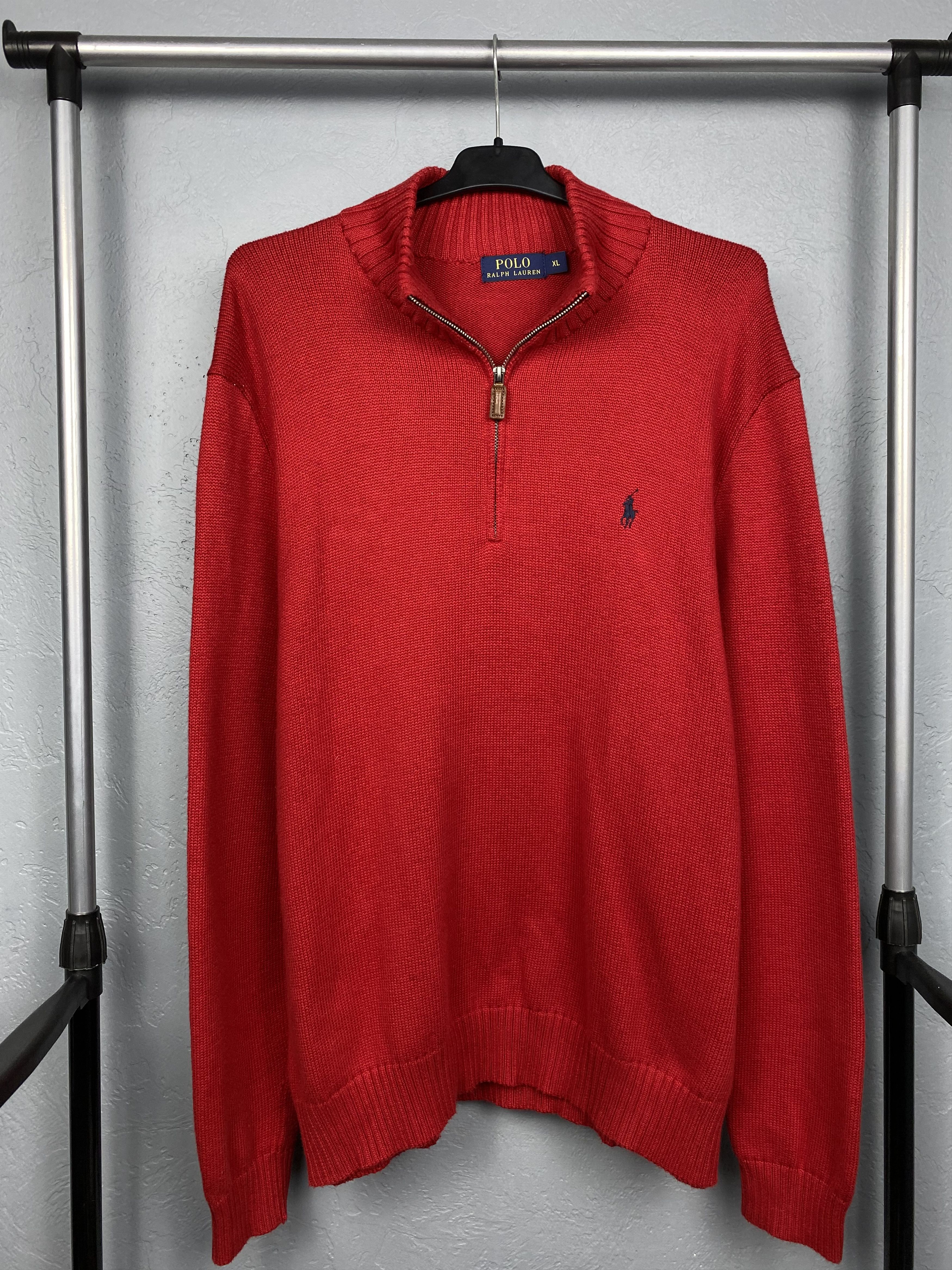 Polo Ralph Lauren Polo Ralph Lauren Vintage Mens 1\4 Quarter Zip Sweater Size US XL / EU 56 / 4 - 1 Thumbnail
