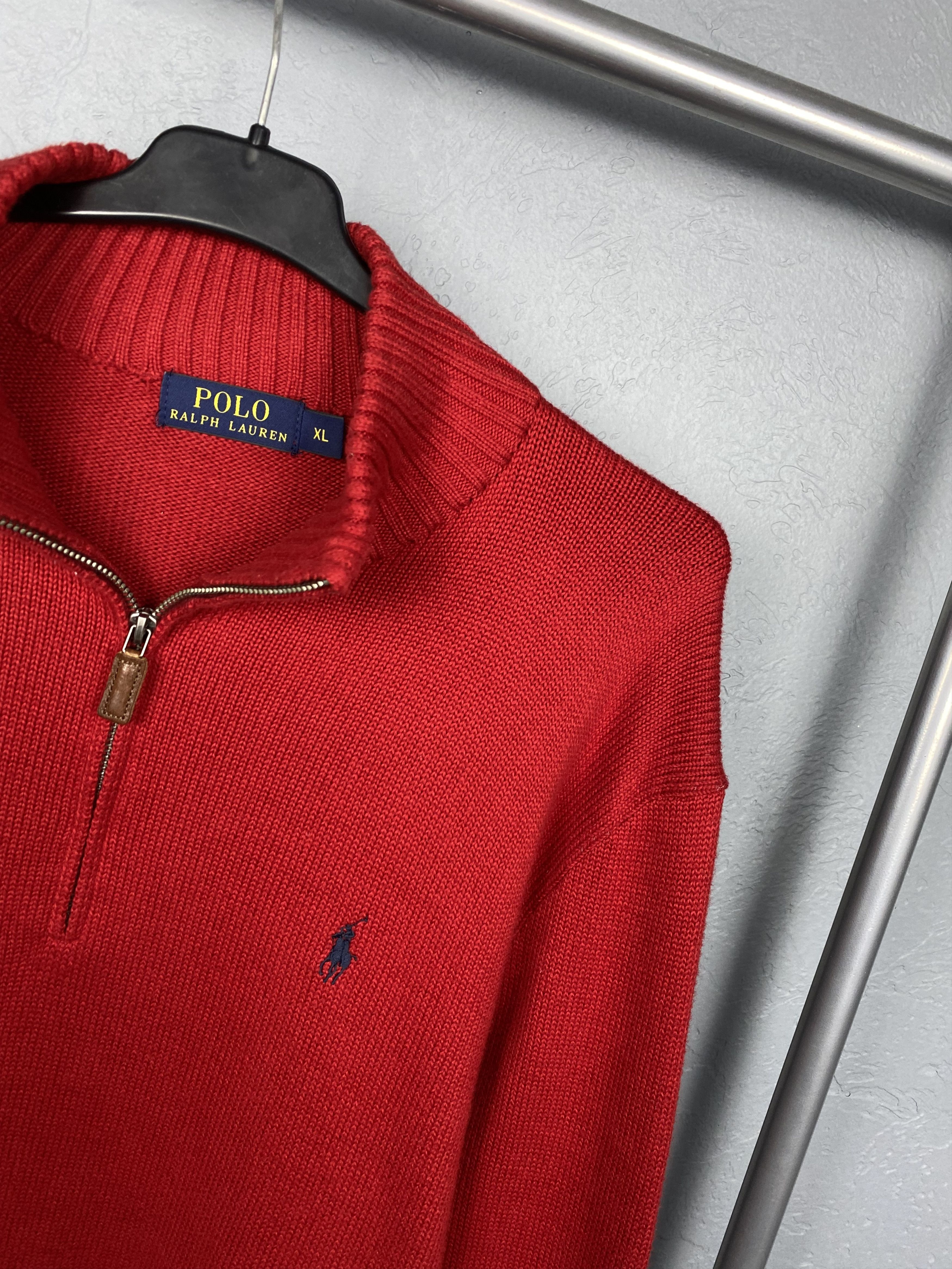 Polo Ralph Lauren Polo Ralph Lauren Vintage Mens 1\4 Quarter Zip Sweater Size US XL / EU 56 / 4 - 2 Thumbnail