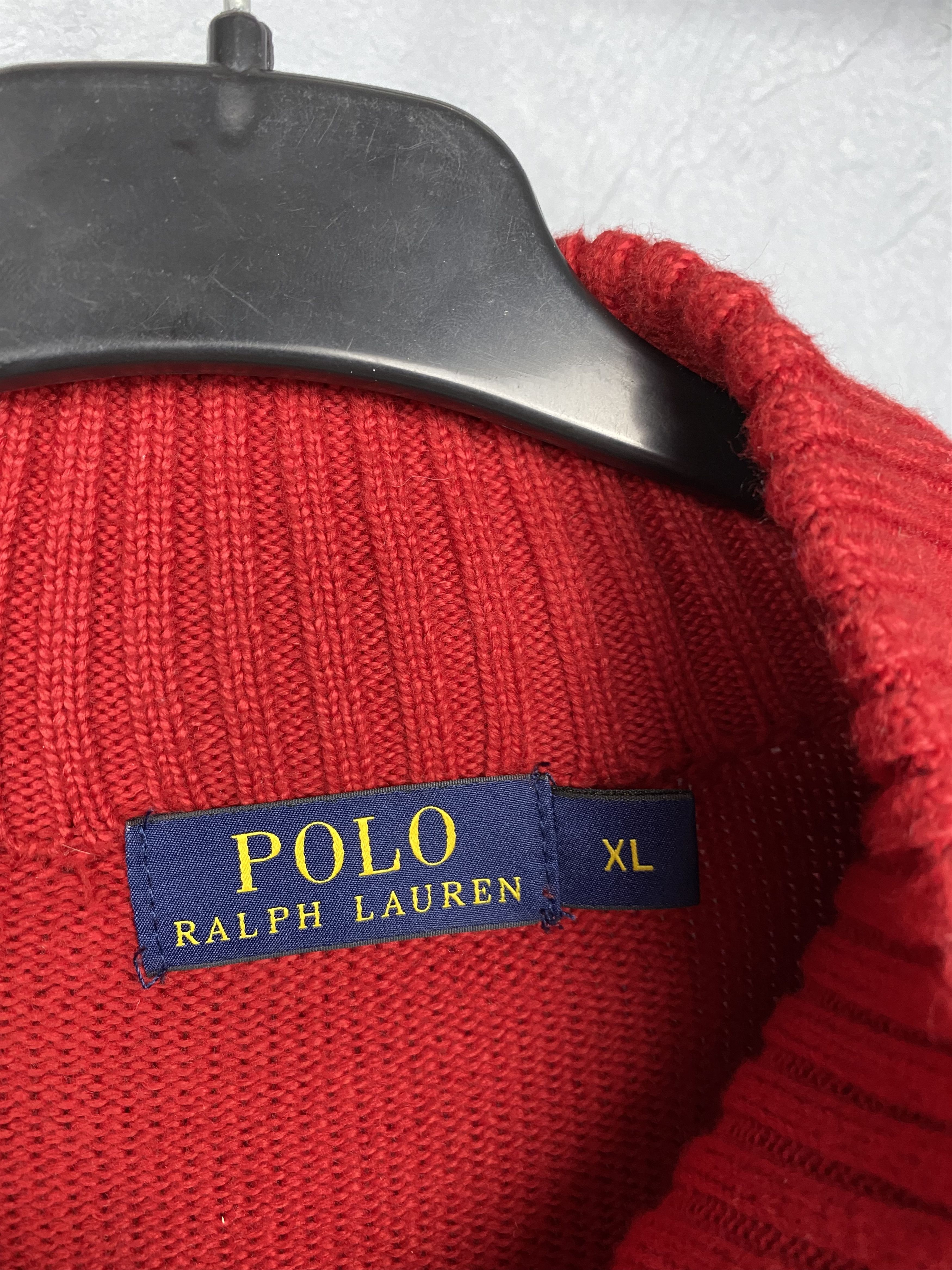 Polo Ralph Lauren Polo Ralph Lauren Vintage Mens 1\4 Quarter Zip Sweater Size US XL / EU 56 / 4 - 4 Thumbnail