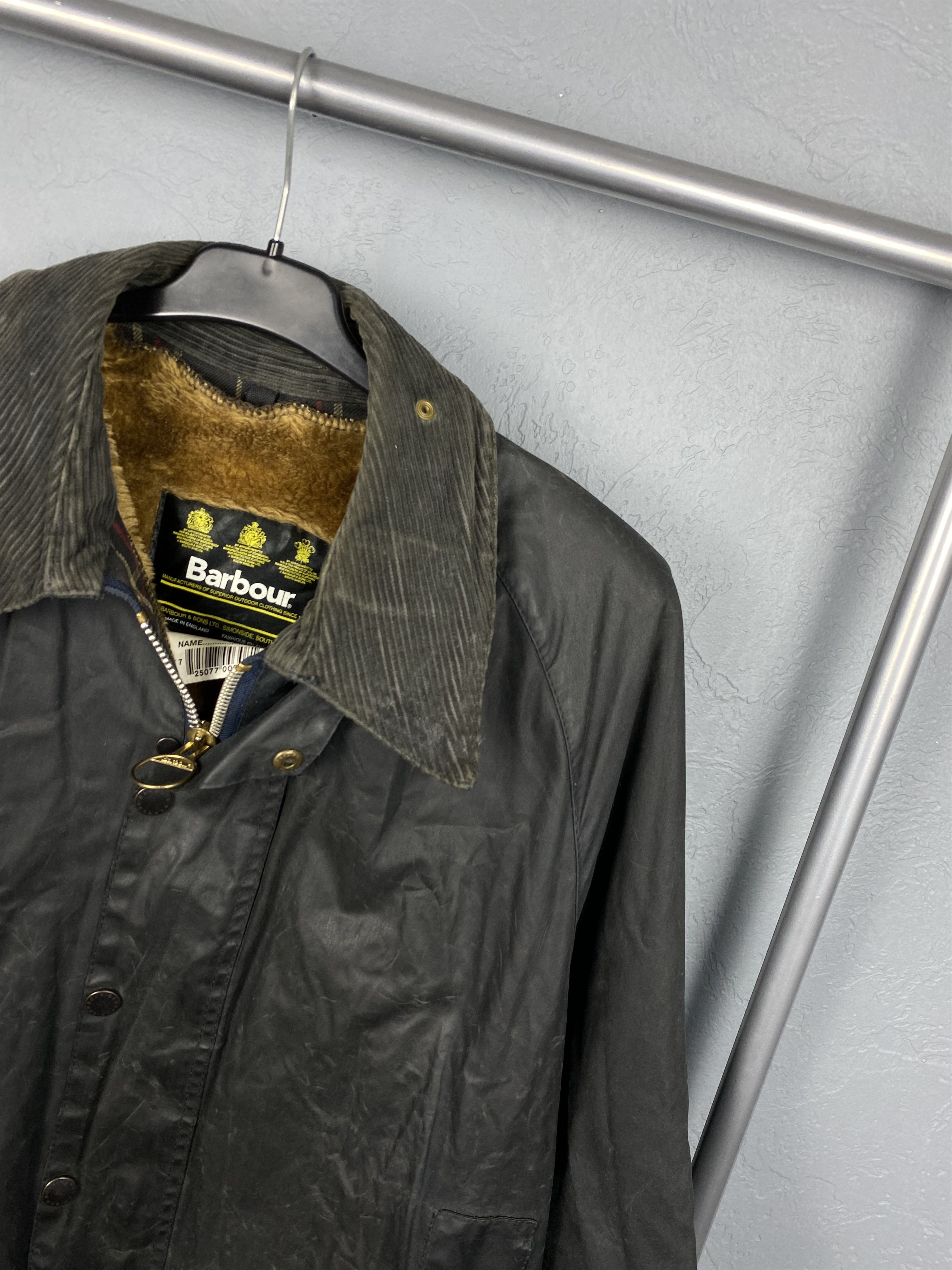 Barbour Vintage Barbour Mens Beaufort Waxed Jacket with Lining Vest Size US XL / EU 56 / 4 - 2 Thumbnail