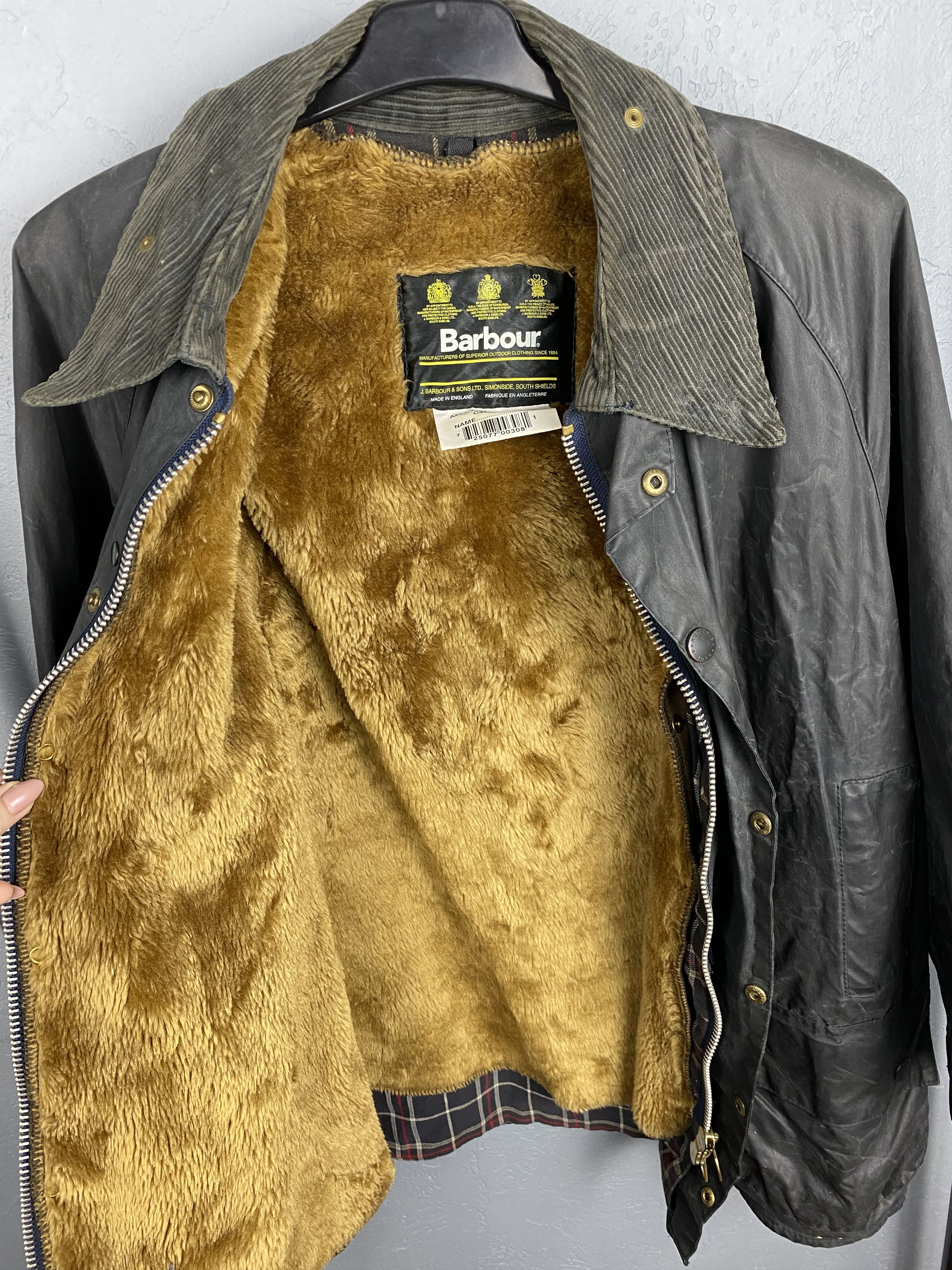 Barbour Vintage Barbour Mens Beaufort Waxed Jacket with Lining Vest Size US XL / EU 56 / 4 - 7 Thumbnail