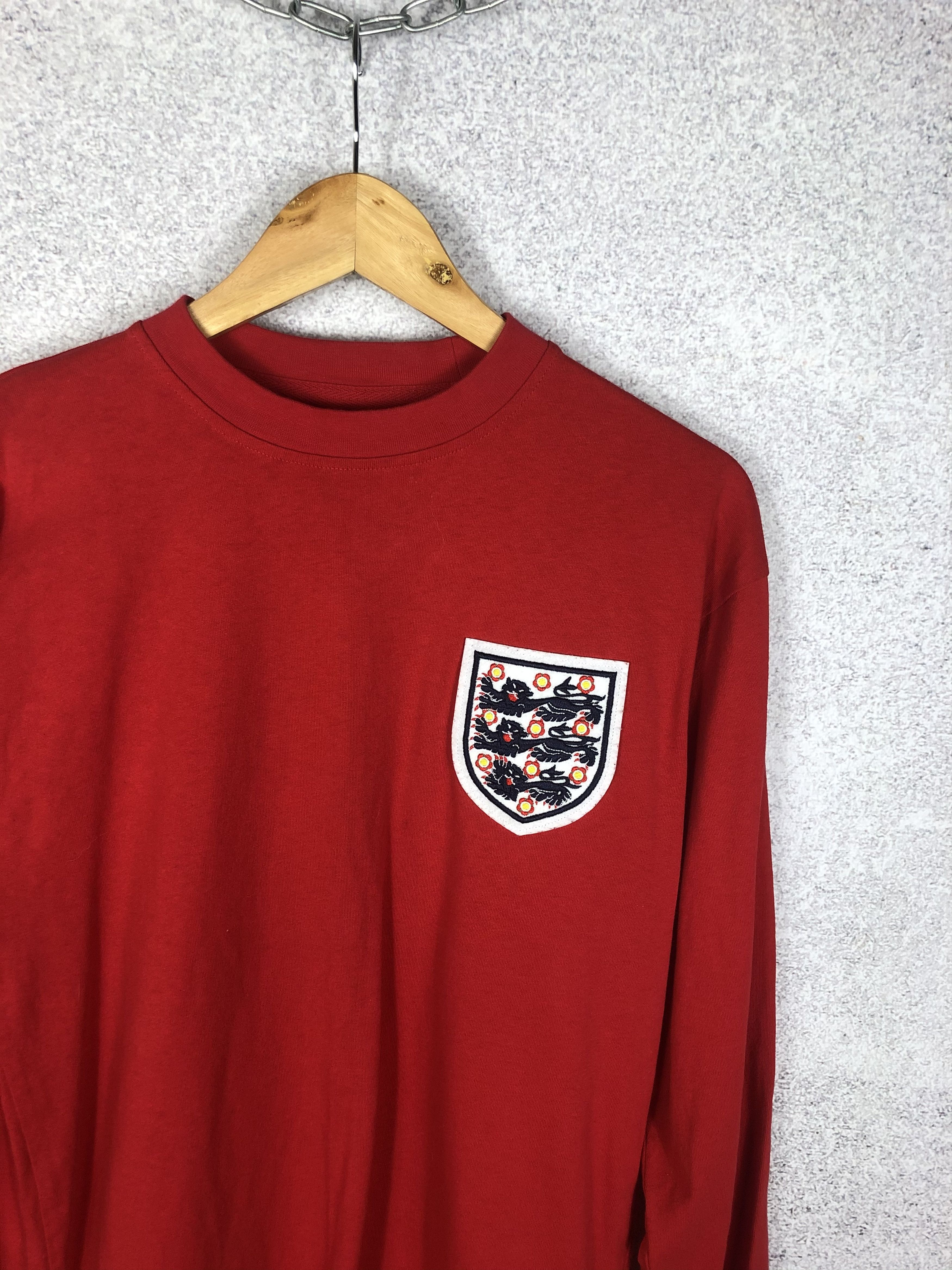 Vintage England Football Retro 1966 Away Shirt Jersey Score Draw Size US S / EU 44-46 / 1 - 2 Thumbnail