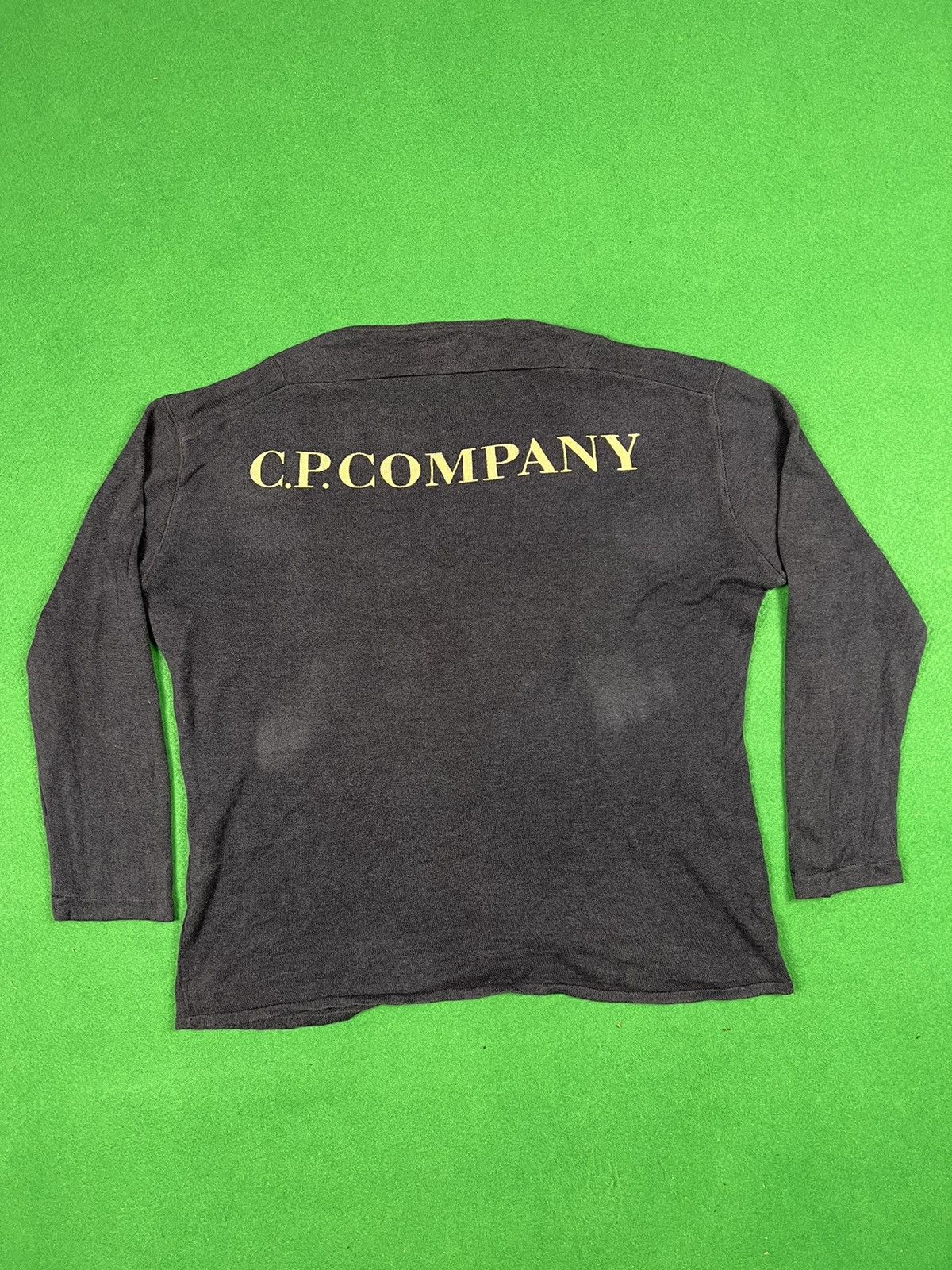 Vintage C.P COMPANY Big Logo Japan Designer Long Sleeve