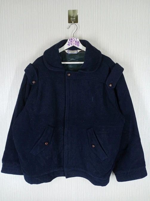 Yves Saint Laurent RARE VINTAGE YSL YVES SAINT LAURENT CASHMERE & WOOL Size US XL / EU 56 / 4 - 1 Thumbnail