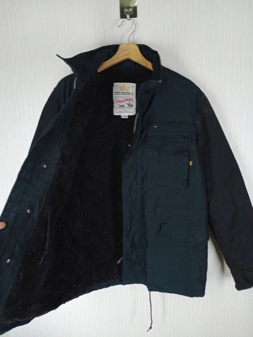 Alpha Industries × Lee Collaboration Alpha Industries Lee Storm Rider Bomber Jacket Size US XL / EU 56 / 4 - 5 Thumbnail