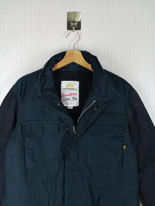 Alpha Industries × Lee Collaboration Alpha Industries Lee Storm Rider Bomber Jacket Size US XL / EU 56 / 4 - 3 Thumbnail