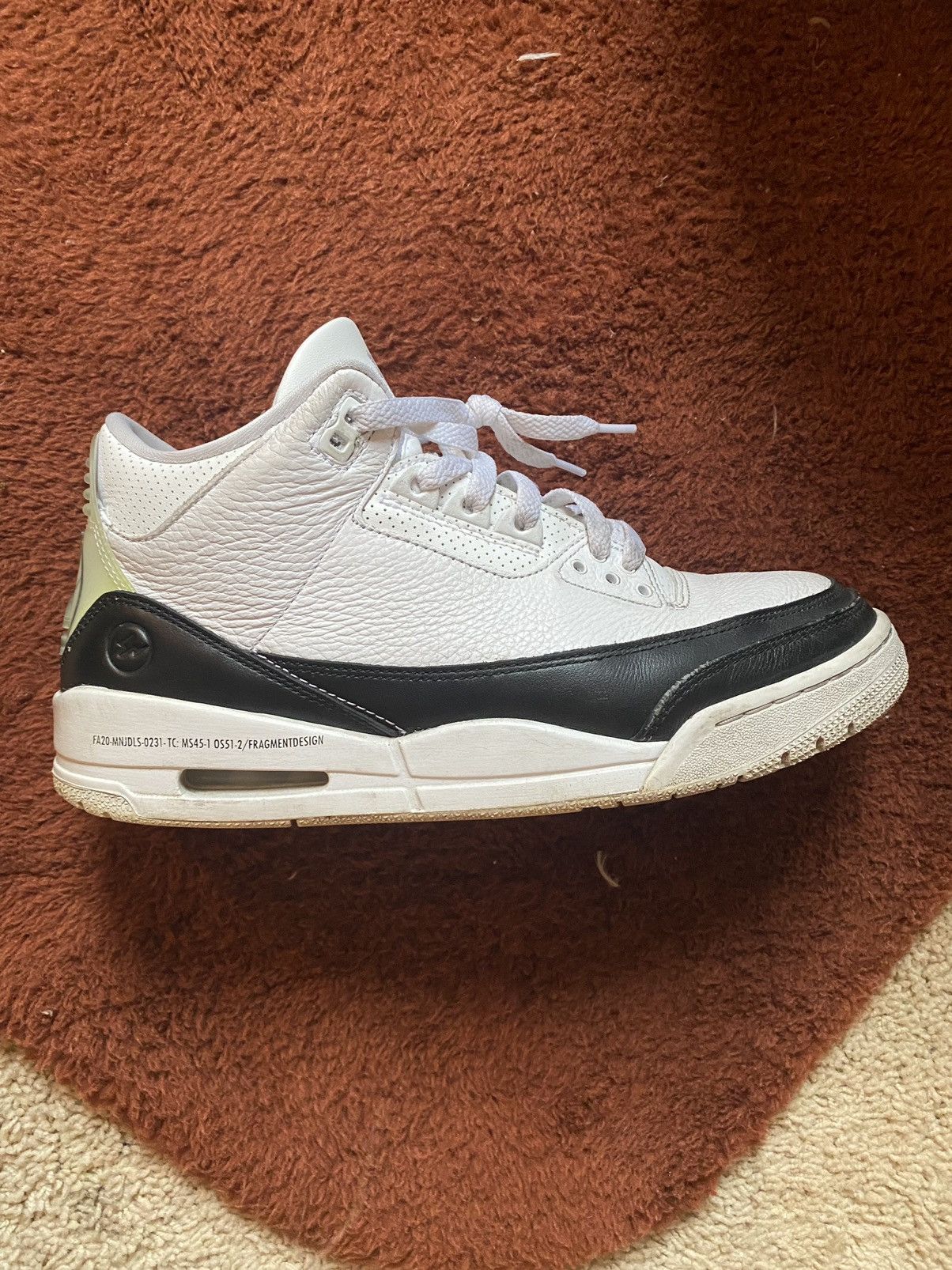 Fragment Design × Jordan Brand jordan 3 fragments Size US 9.5 / EU 42-43 - 2 Thumbnail