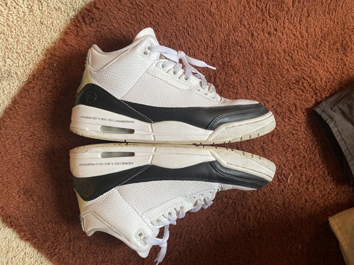 Fragment Design × Jordan Brand jordan 3 fragments Size US 9.5 / EU 42-43 - 3 Thumbnail