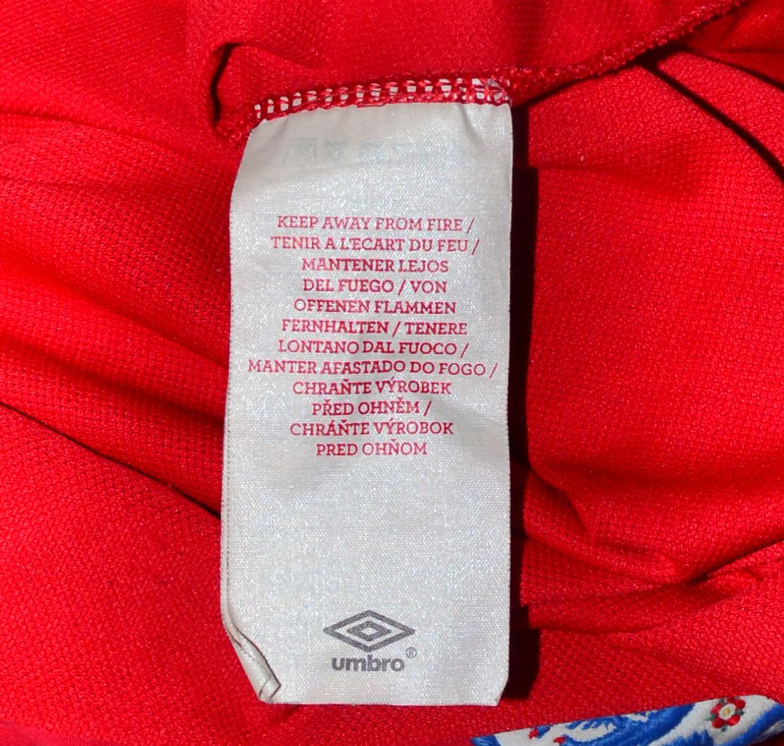 Umbro England National Team 2010 2011 2012 Home Shirt Umbro Jersey Size US S / EU 44-46 / 1 - 7 Thumbnail