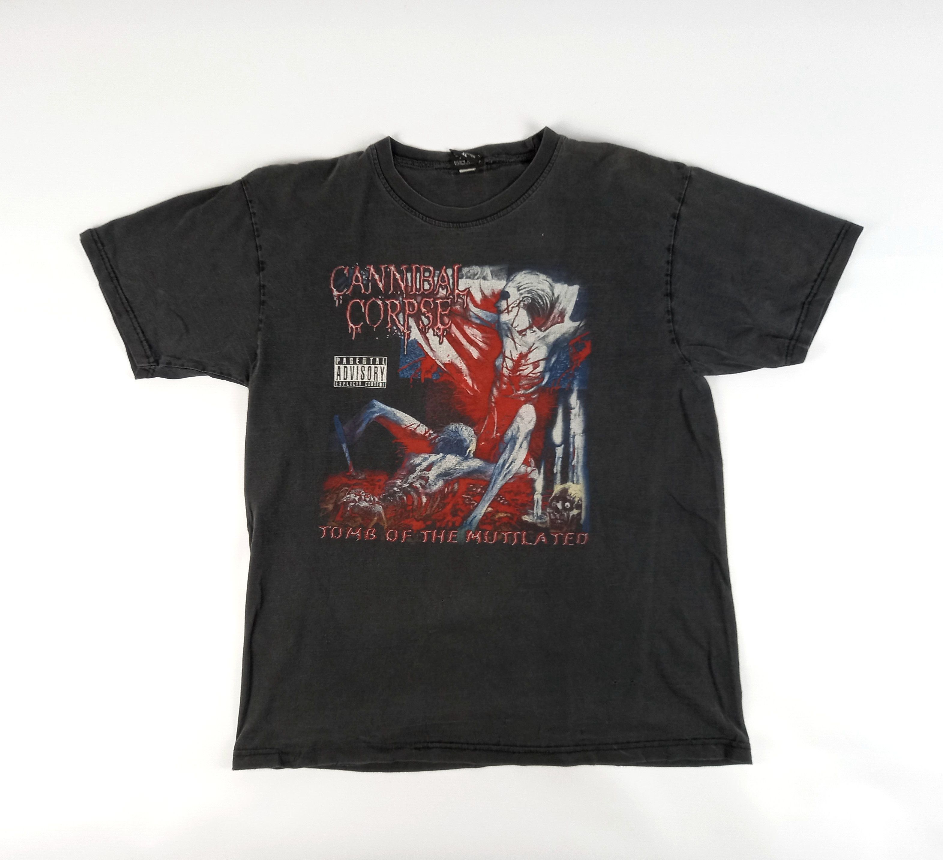 Pre-owned Band Tees X Vintage Cannibal Corpse Vintage T-shirt In Black