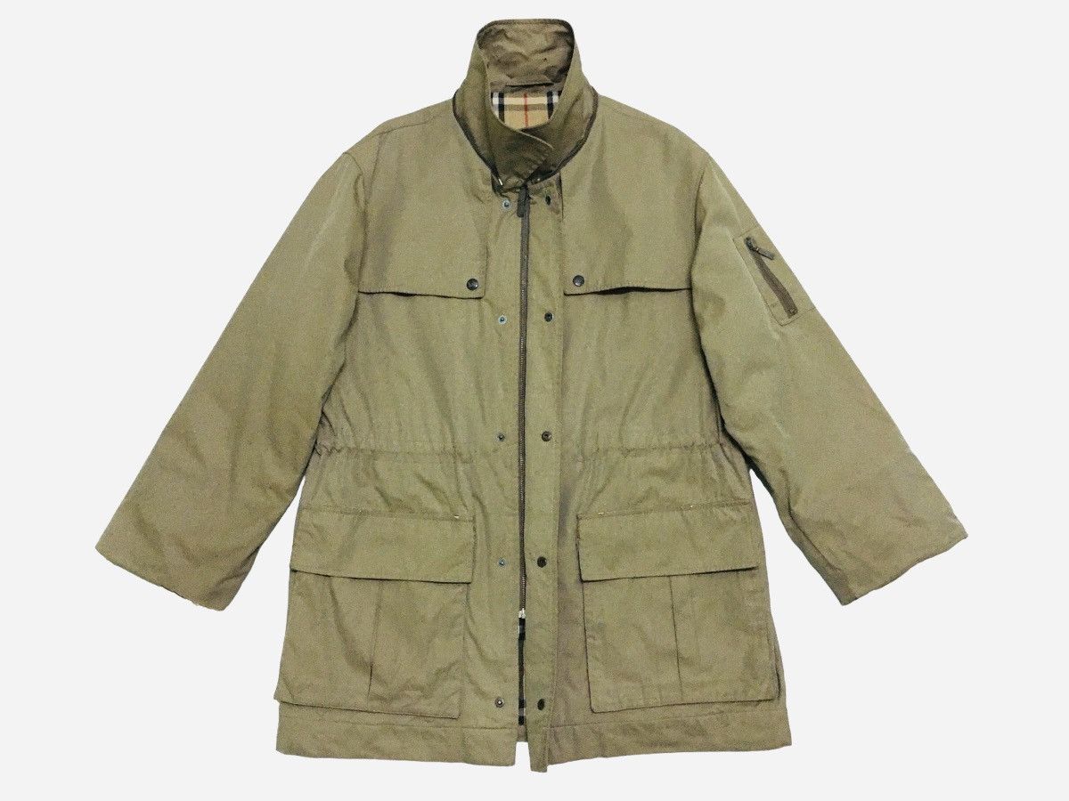 Burberry Rare Design Vintage Burberry's Nova Check Trench Coat 1990s Size US L / EU 52-54 / 3 - 1 Thumbnail