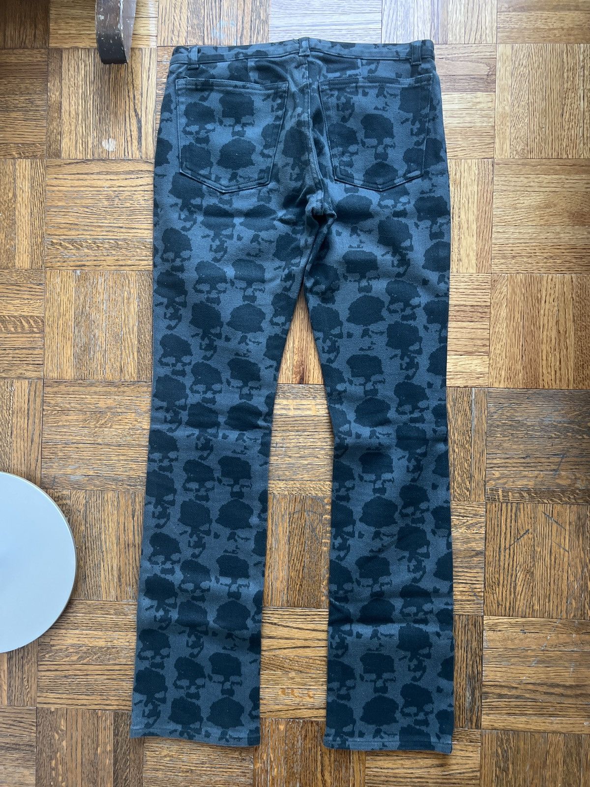 Undercover Undercover AW01 D.A.V.F. Skull Camo Skull Print Jeans Size US 26 / EU 42 - 6 Thumbnail