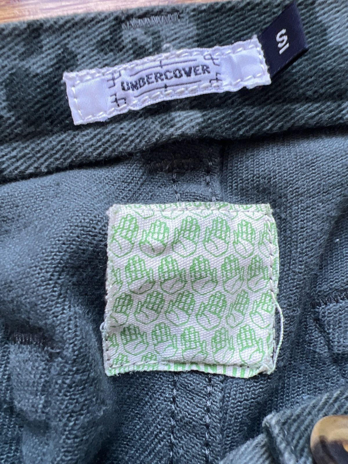 Undercover Undercover AW01 D.A.V.F. Skull Camo Skull Print Jeans Size US 26 / EU 42 - 3 Thumbnail